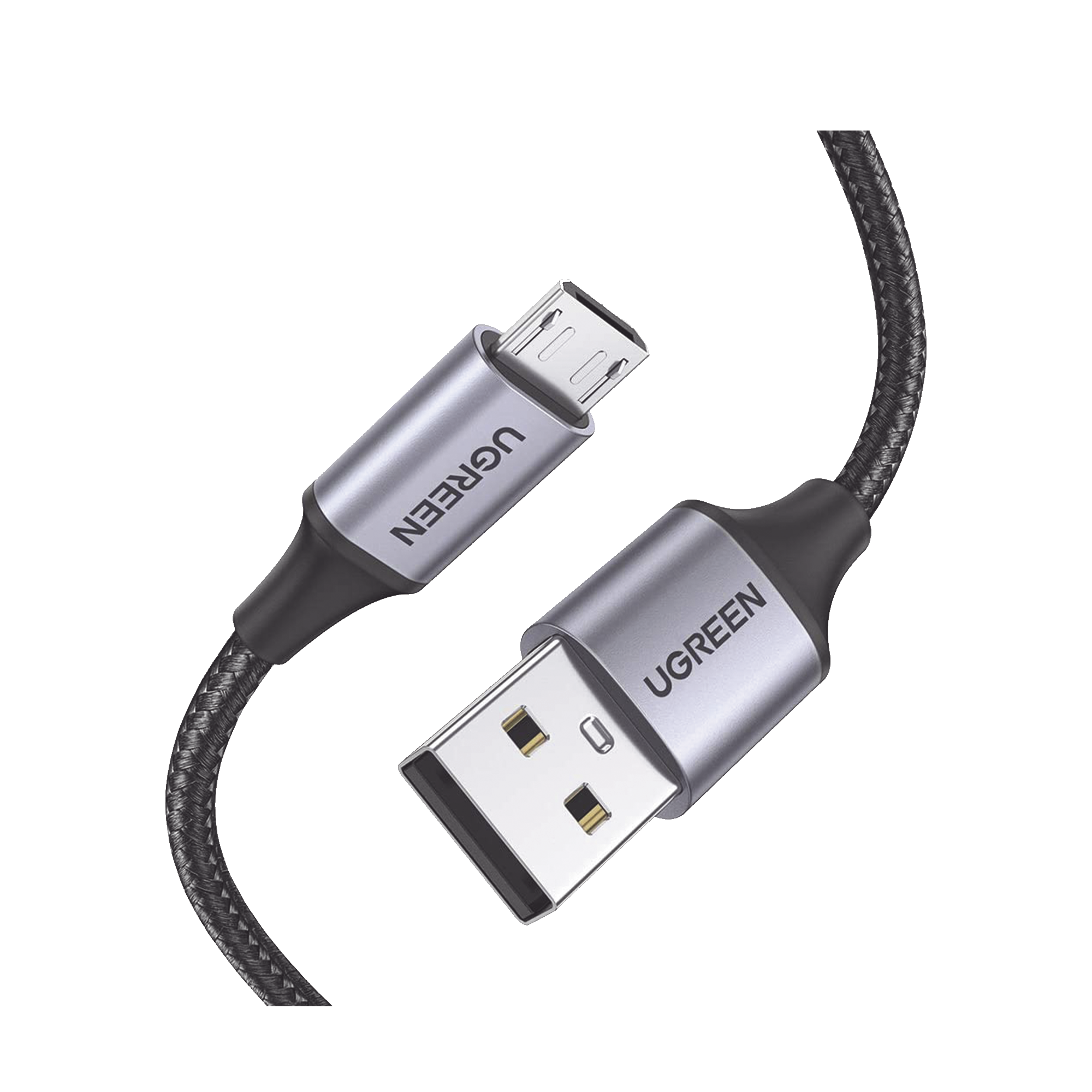 Cable USB-A a Micro USB | 1 Metro | Carga RÃ¡pida | QC 3.0/2.0 | FPC | AFC | Transferencia de datos de 480 Mbps | Recarga hasta 18W | ProtecciÃ³n Integrada | Caja de Aluminio | Nylon Trenzado | Color Negro.