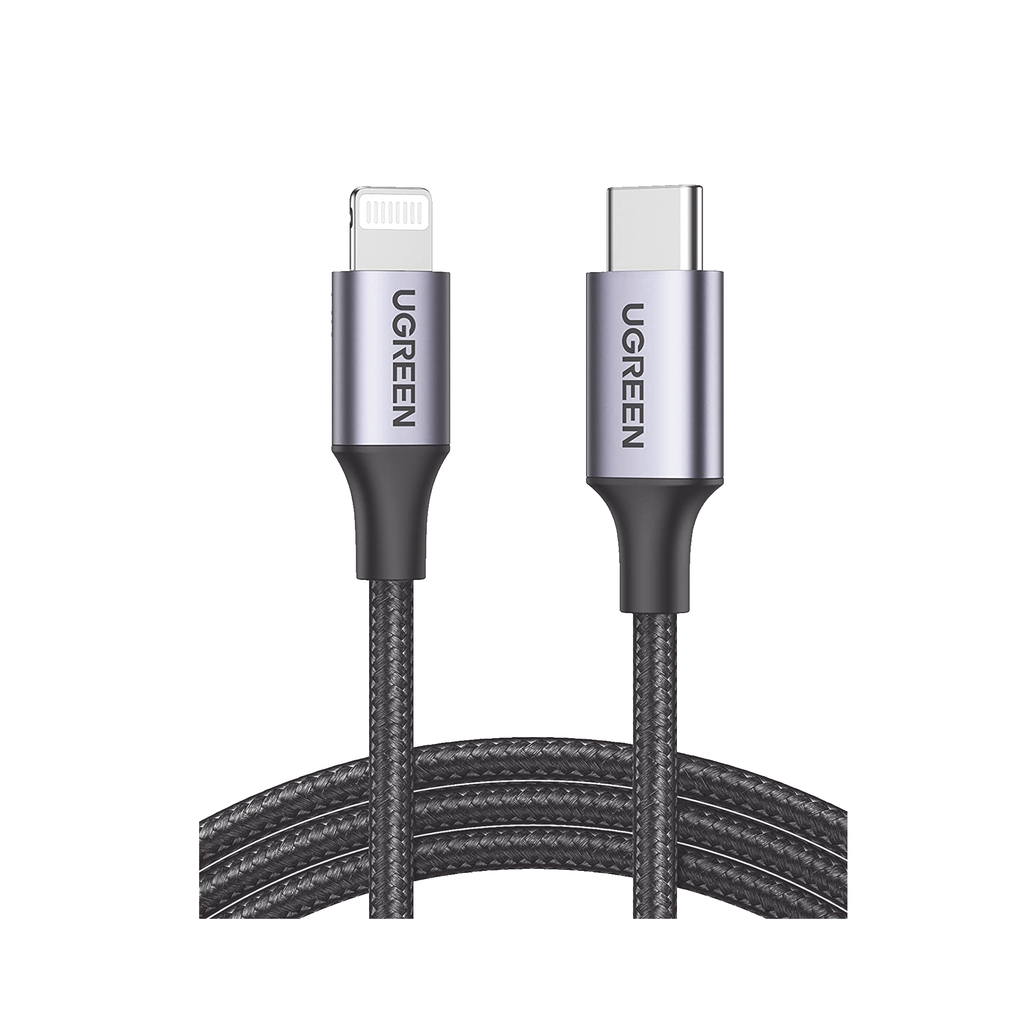 Cable USB-C a Lightning | 1 Metro | Certificado MFi | Carga RÃ¡pida 60W | 480 Mbps | Conector C94 | Adecuado para iPhone, iPad y iPod | ProtecciÃ³n Integrada | Caja de Aluminio | Nylon Trenzado | Color Negro.