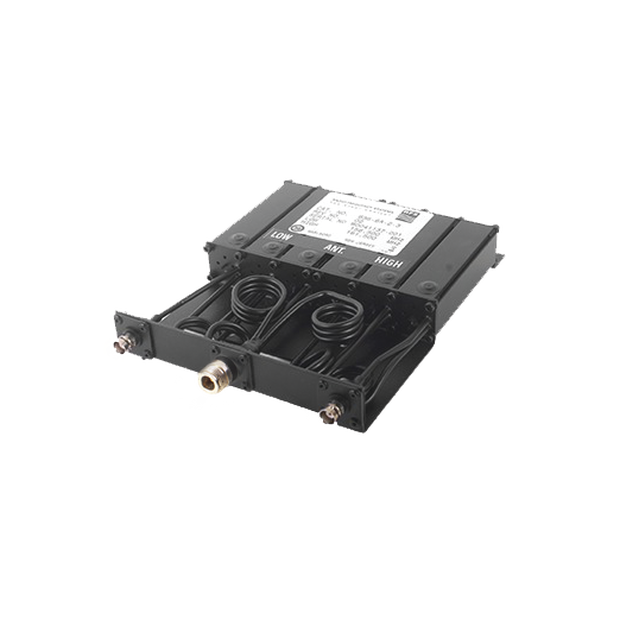 --DESCONTINUADO--Duplexer Compacto de Rechazo de Banda, 164-174 MHz, 6 cavidades, 50 Watt.