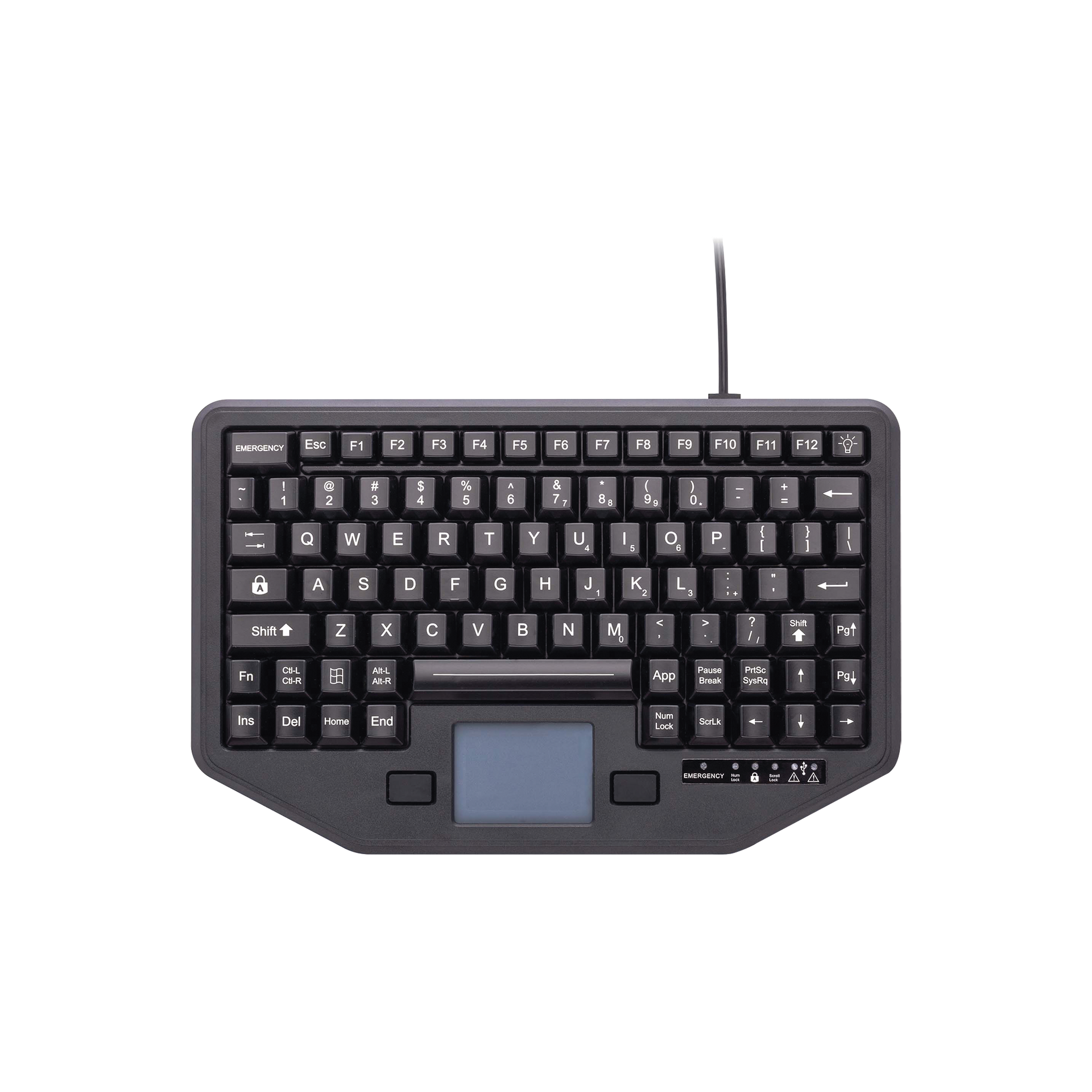 Teclado con Panel TÃ¡ctil Integrado