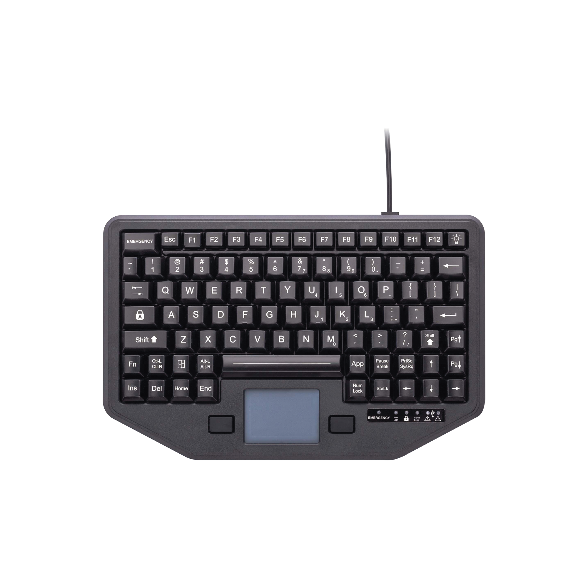 Teclado con Panel TÃ¡ctil Integrado