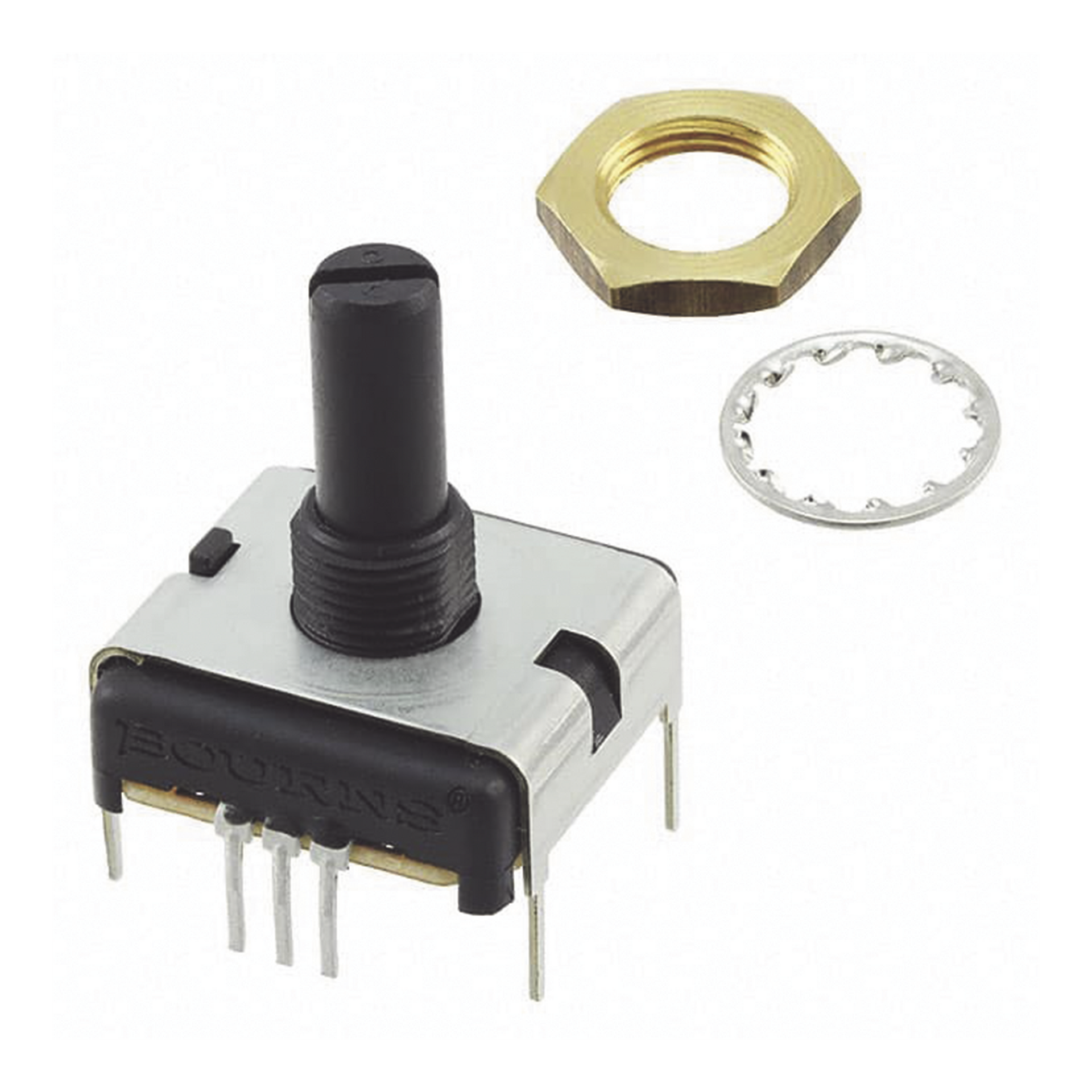 PotenciÃ³metro Cuadrado 22 mm, 5k Ohm, 3/4 Watt, 1 Vuelta / Montaje en Panel del Monitor de Servicio COM-3 (PCW1J-B24-KAB502L).