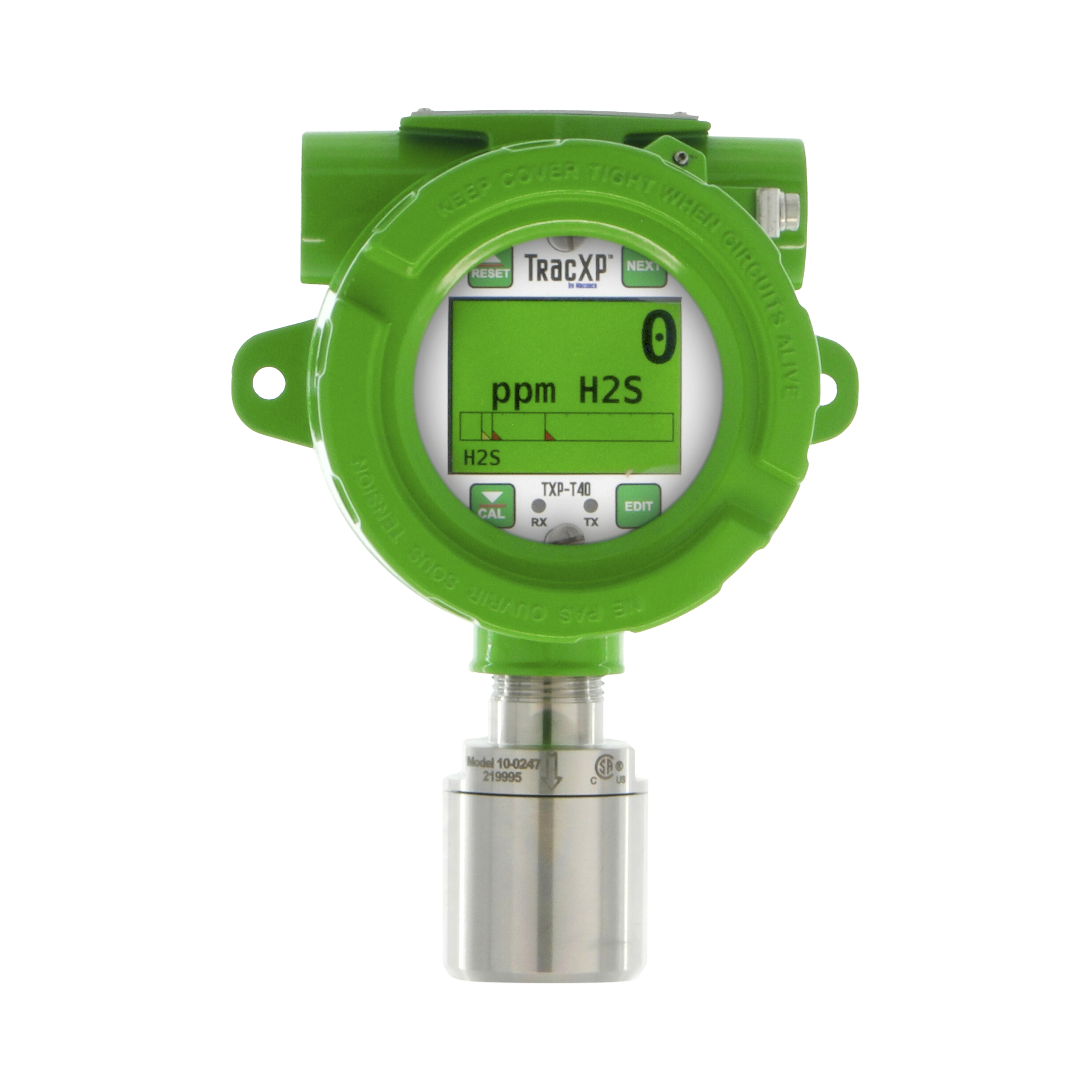TXP-T40 | Monitor de Gas de Sensor Ãnico Fijo Uso Industrial | No Incluye Detector