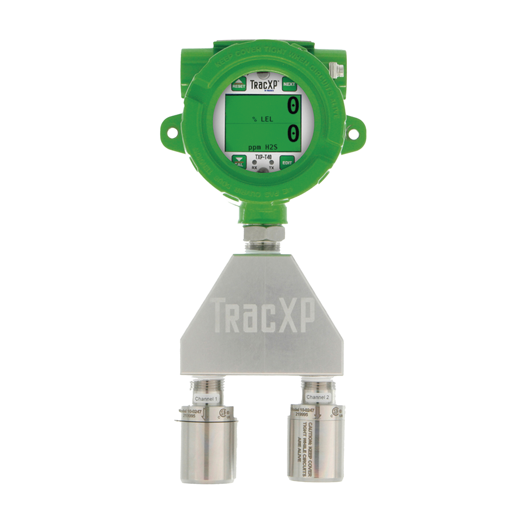 Monitor de Gas de Sensor Dual | Clase 1 Div. 1 | No Incluye Detectores