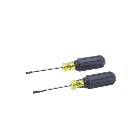 Juego de 8 Desarmadores con Mango Cushion-Gripâ¢: 2 de punta Plana de 1/4'' (6.4 mm) y 5/16'' (7.9 mm); 2 de punta Cabinet de 5/16'' (7.9 mm) y 3/16'' (4.8 mm); tres de punta Phillips n.Âº 1, n.Âº 2 y n