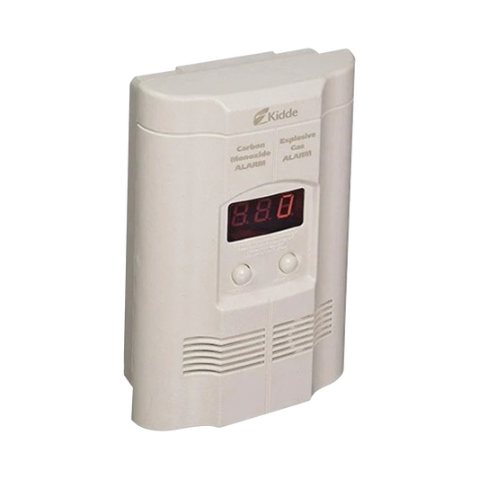 Detector AutÃ³nomo de MonÃ³xido de Carbono (CO) y Gases Explosivos (Propano y Metano)  | Pantalla Digital | ConexiÃ³n Directa a 120 Vca | BaterÃ­a de Respaldo Incluida  | Paquete de 2 Pzas