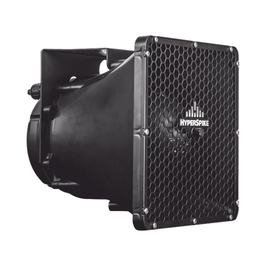 Altavoz De Alta Fidelidad HyperSpikeÂ®, Serie TCPA-10, Con Aislante De Ruido, Listado UL1480, Clase I, Division 2 (CID2), Color Negro, Exterior/Interior, 8 ohm