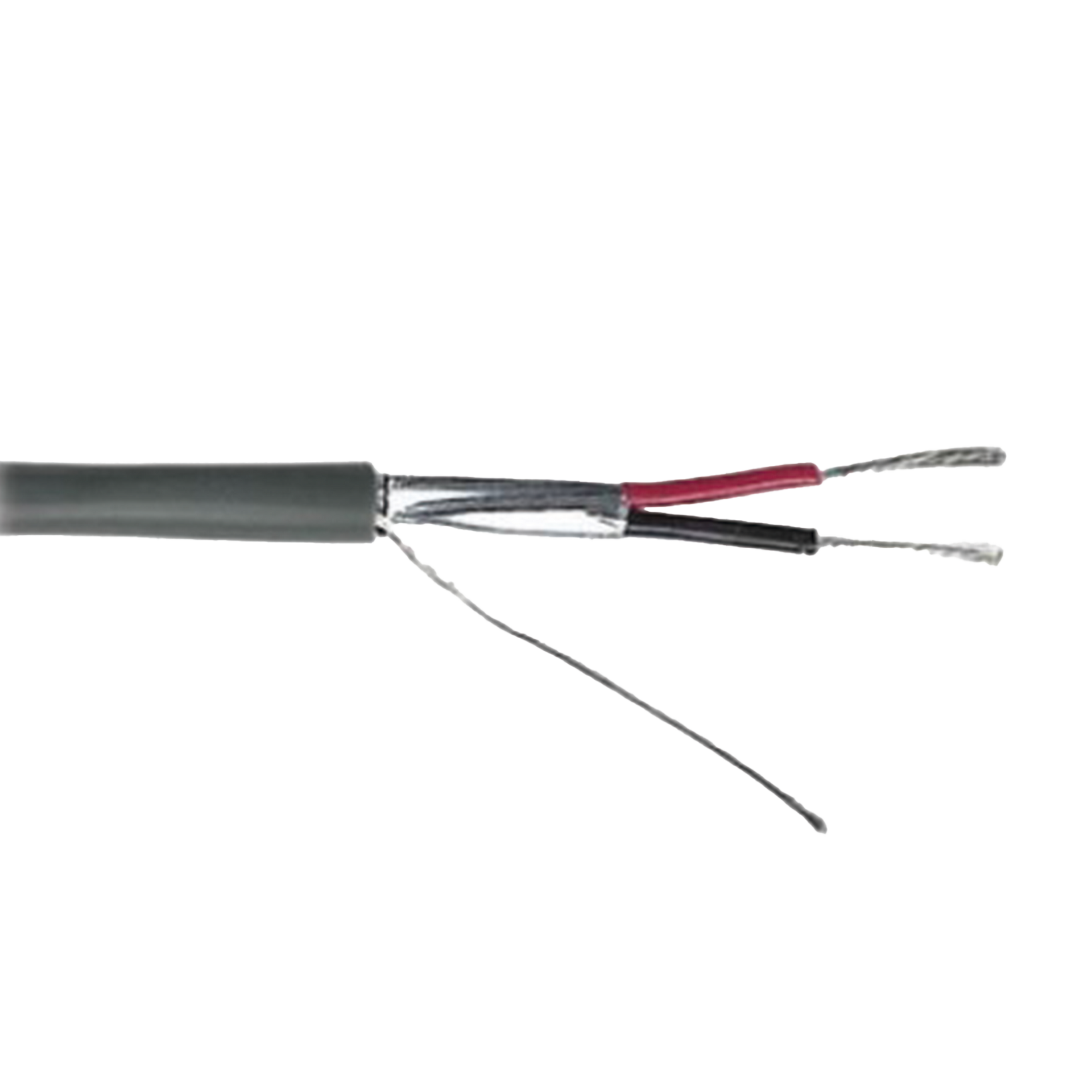 Cable Calibre 22 / 2 Conductores / Blindado / 305 Metros / Riser / UL / Color Gris / Hecho en MÃ©xico