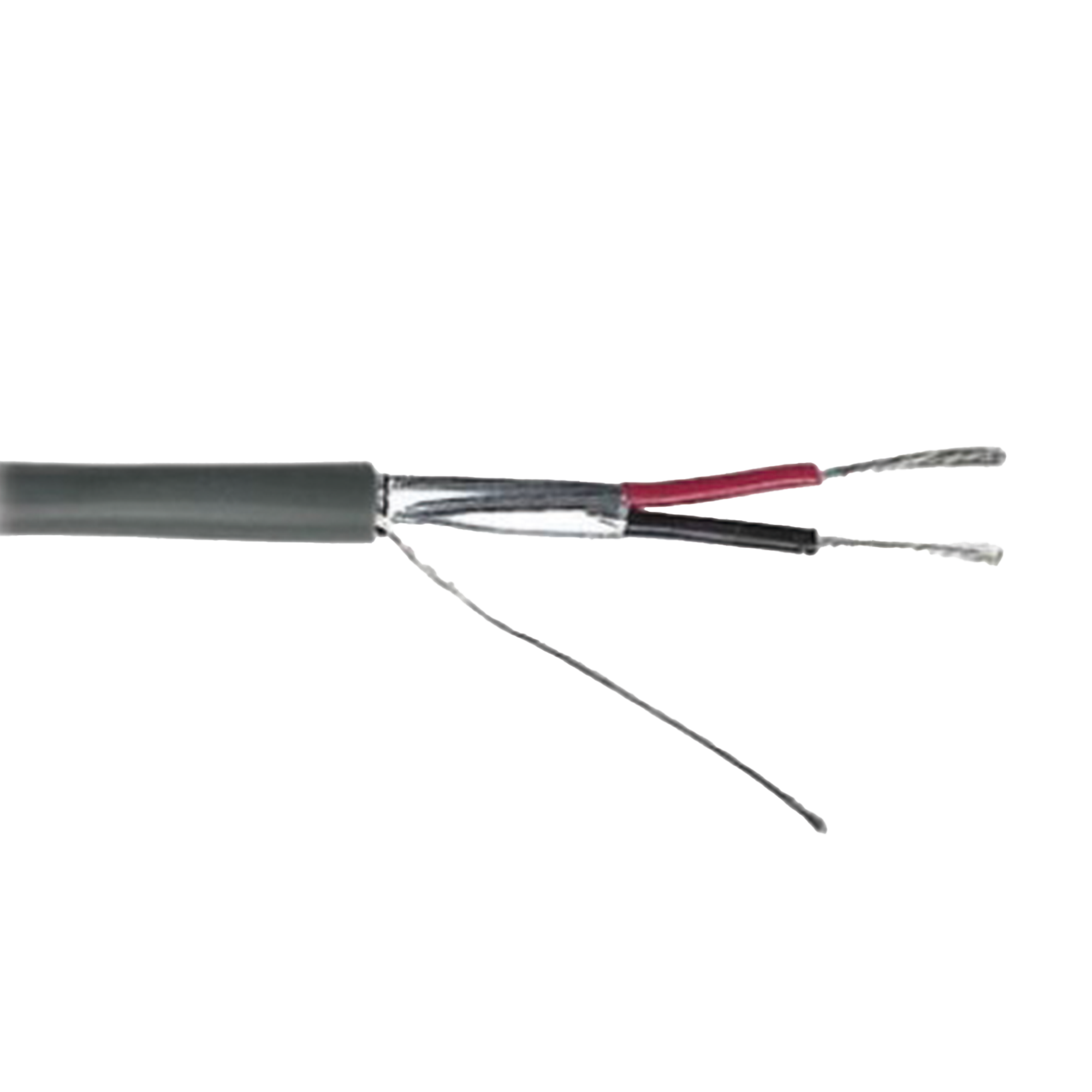 Cable Calibre 22 / 2 Conductores / Blindado / 305 Metros / Riser / UL / Color Gris / Hecho en MÃ©xico