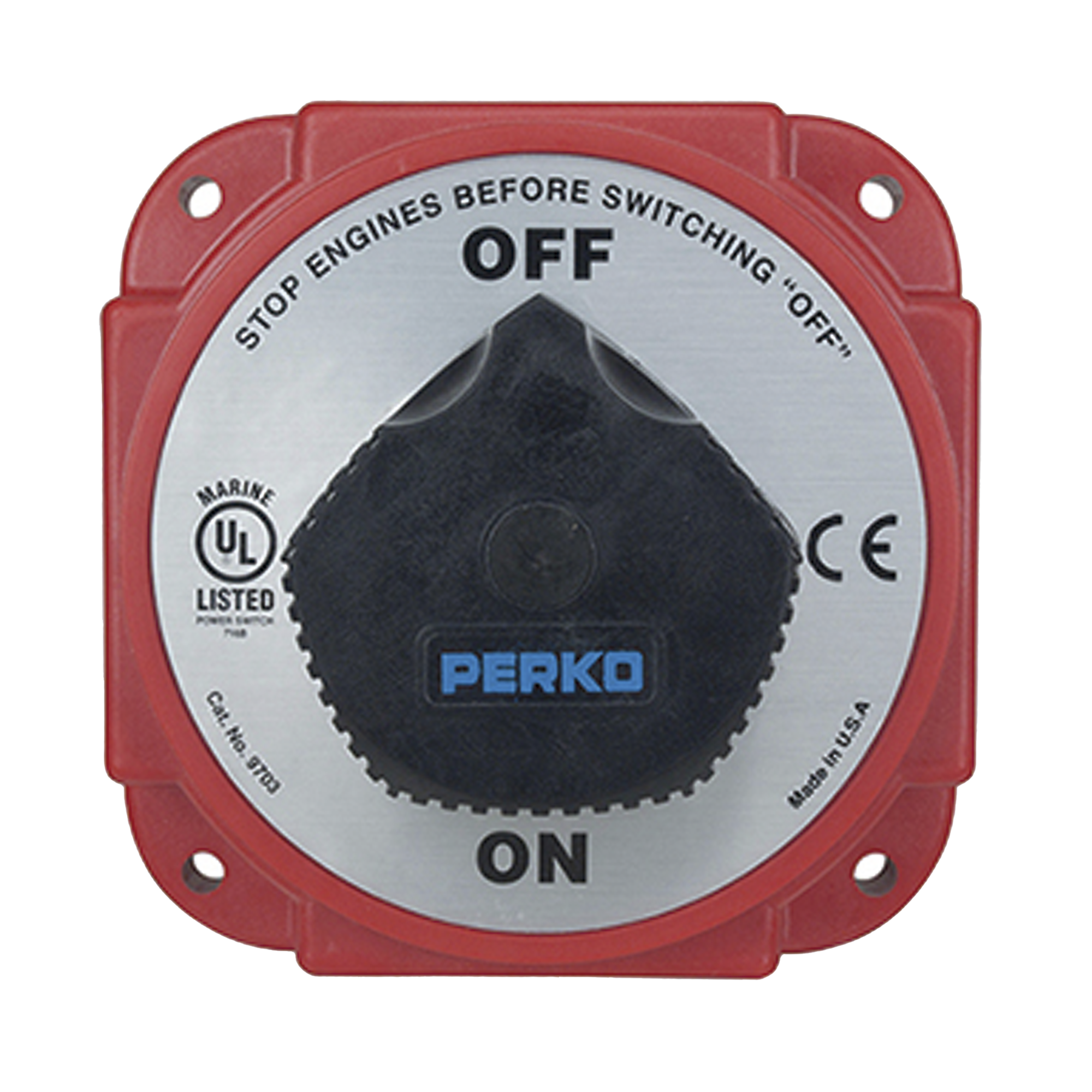 Switch Selector de BaterÃ­a y Alternador On / Off de Servicio pesado,  para Sistemas ElÃ©ctricos Marinos