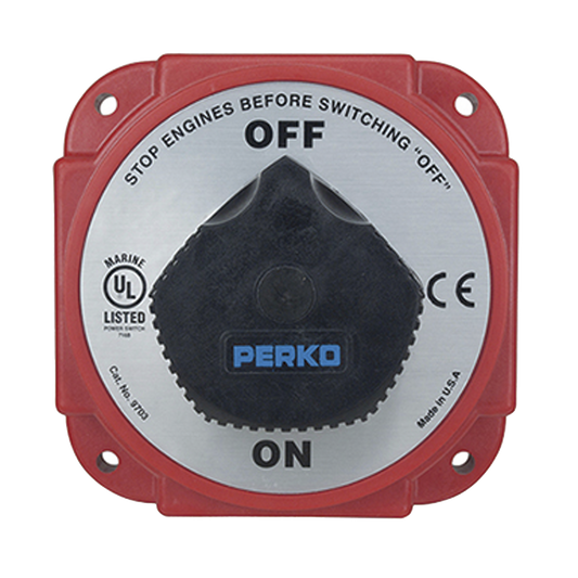 Switch Selector de BaterÃ­a y Alternador On / Off de Servicio pesado,  para Sistemas ElÃ©ctricos Marinos