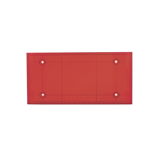 Domo Central PequeÃ±o de reemplazo para barra de luces SP216 de la marca SignalPro, Color Rojo