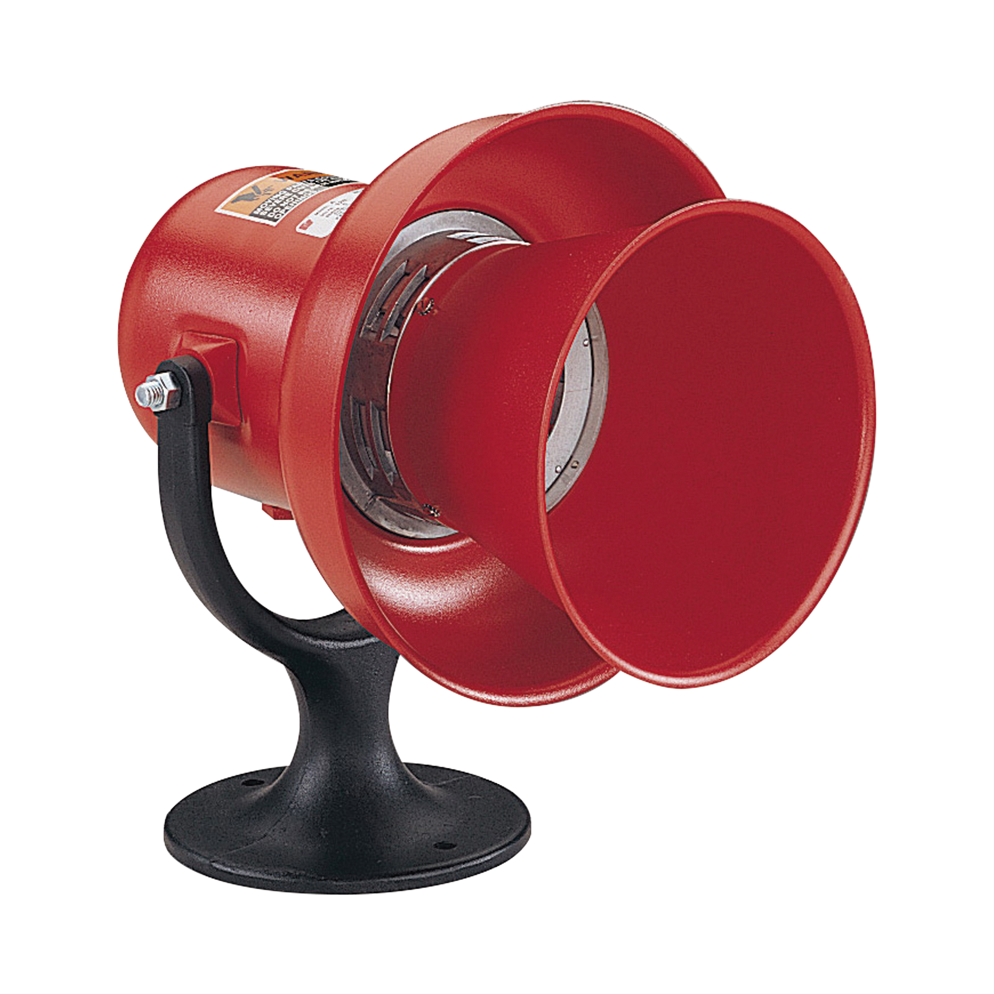 Sirena electromecÃ¡nicade alarma general modelo A , UL y cUL, 120 Vca/cd, Color Rojo