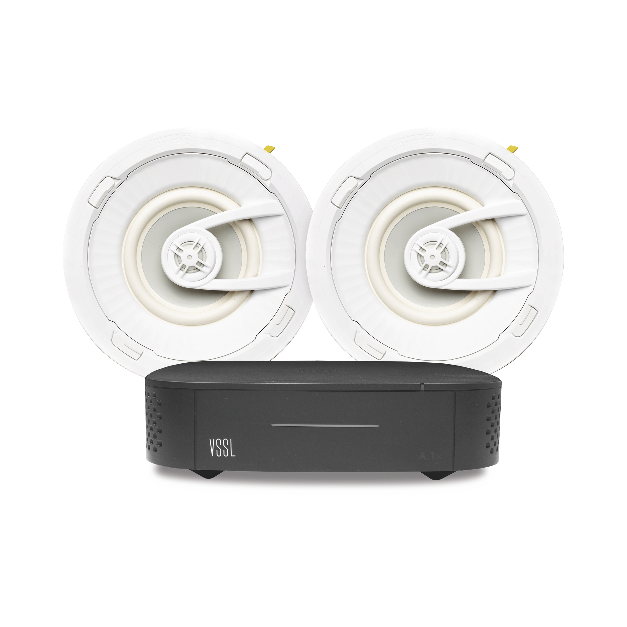 KIT Amplificador VSSL A1X | 2 Bocinas para Plafón de 7in TruAudio G72