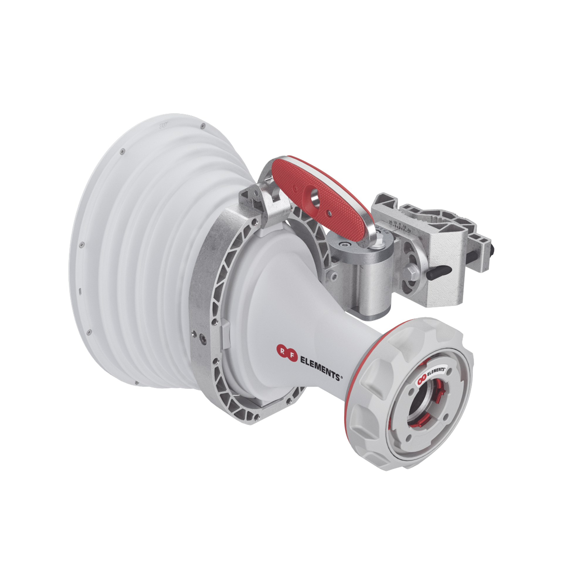 Antena asimÃ©trica de 30Â° (30Â°H 20Â°V) 20.5 dBi tipo cuerno 5180-6000 MHz altamente eficiente, sin cables, sin perdidas, sin lÃ³bulos listas para TwistPort