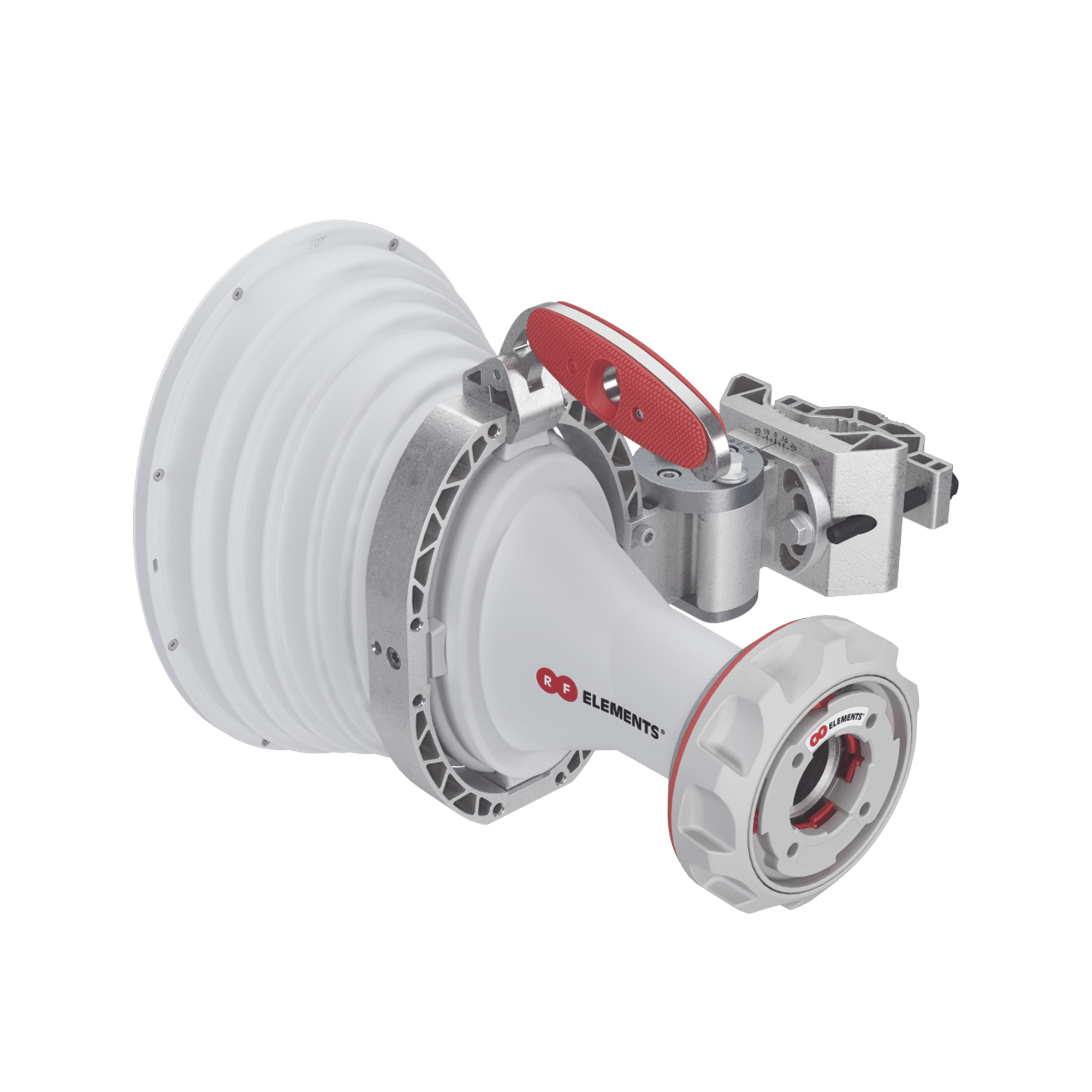 Antena asimÃ©trica de 30Â° (30Â°H 20Â°V) 20.5 dBi tipo cuerno 5180-6000 MHz altamente eficiente, sin cables, sin perdidas, sin lÃ³bulos listas para TwistPort