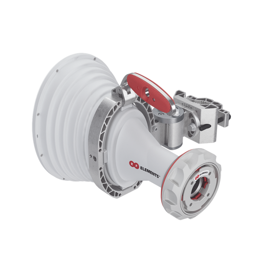 Antena asimÃ©trica de 30Â° (30Â°H 20Â°V) 20.5 dBi tipo cuerno 5180-6000 MHz altamente eficiente, sin cables, sin perdidas, sin lÃ³bulos listas para TwistPort