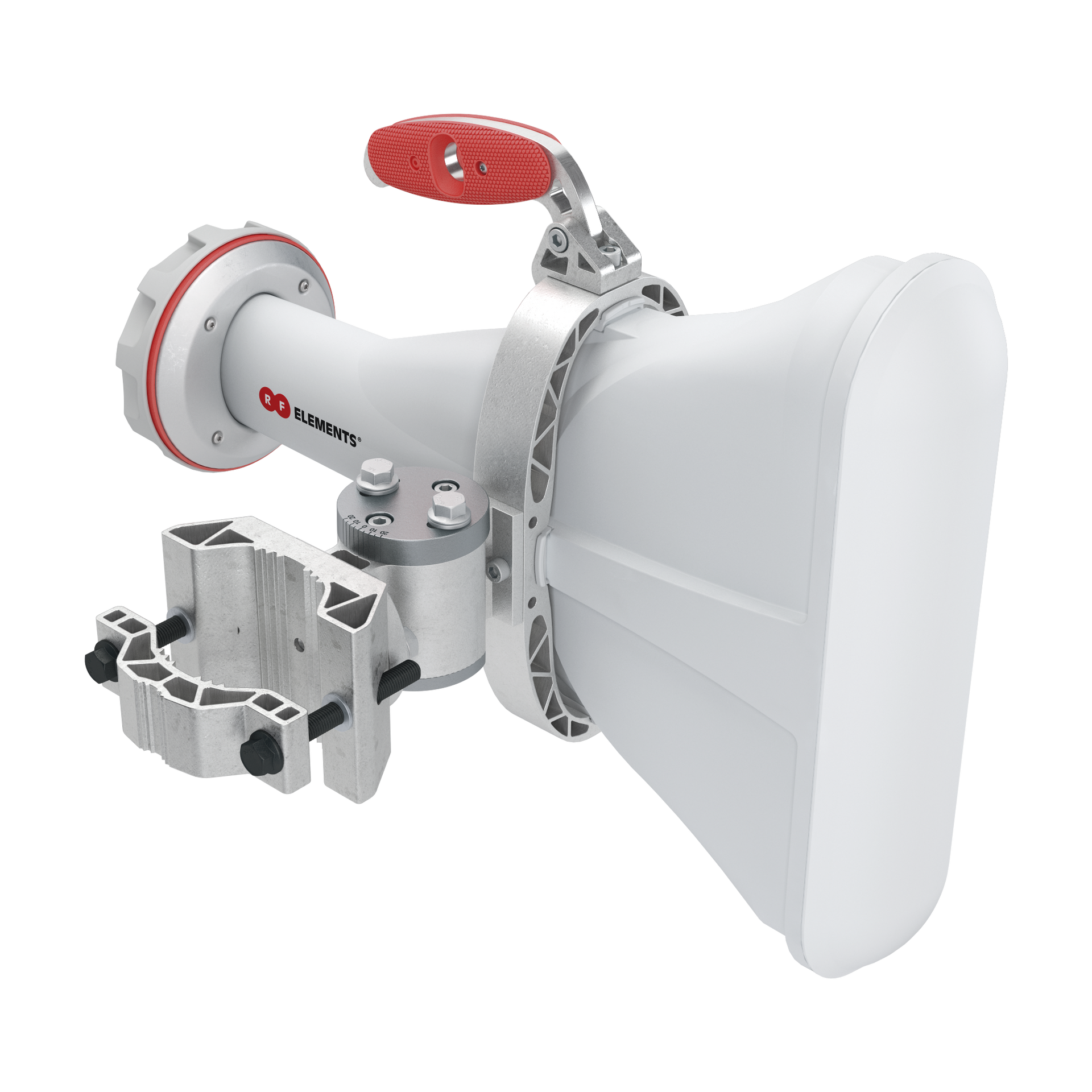 Antena asimÃ©trica de 60Â° (60Â°H 25Â°V) 17 dBi tipo cuerno 5180-6000 MHz altamente eficiente, sin cables, sin perdidas, sin lÃ³bulos listas para TwistPort, Montaje mejorado