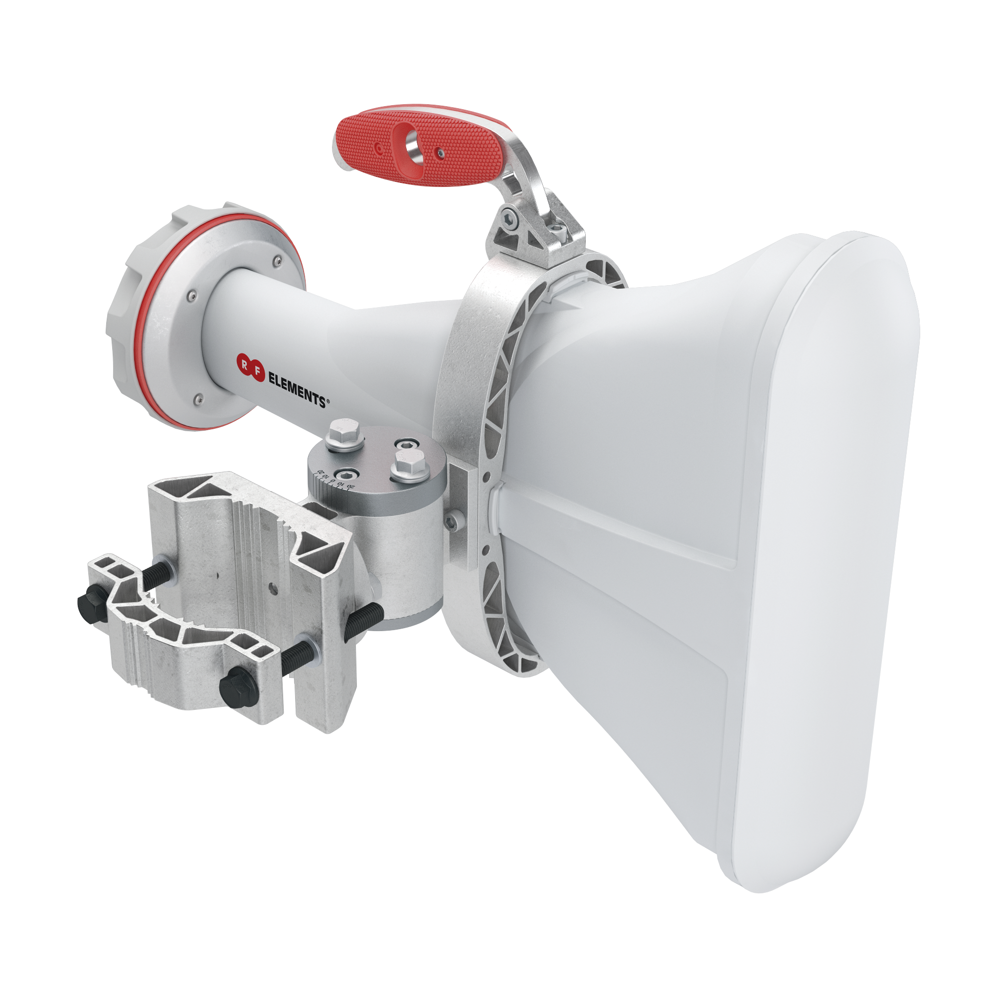 Antena asimÃ©trica de 60Â° (60Â°H 25Â°V) 17 dBi tipo cuerno 5180-6000 MHz altamente eficiente, sin cables, sin perdidas, sin lÃ³bulos listas para TwistPort, Montaje mejorado