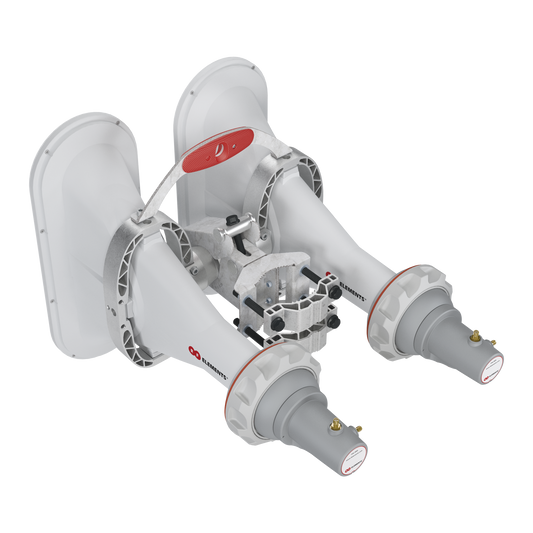 Antena Sectorial AsimÃ©trica de 90Â° 5180 - 6000 MHz, 16 dBi con soporte mejorado, listas para TwisPort sin pÃ©rdida