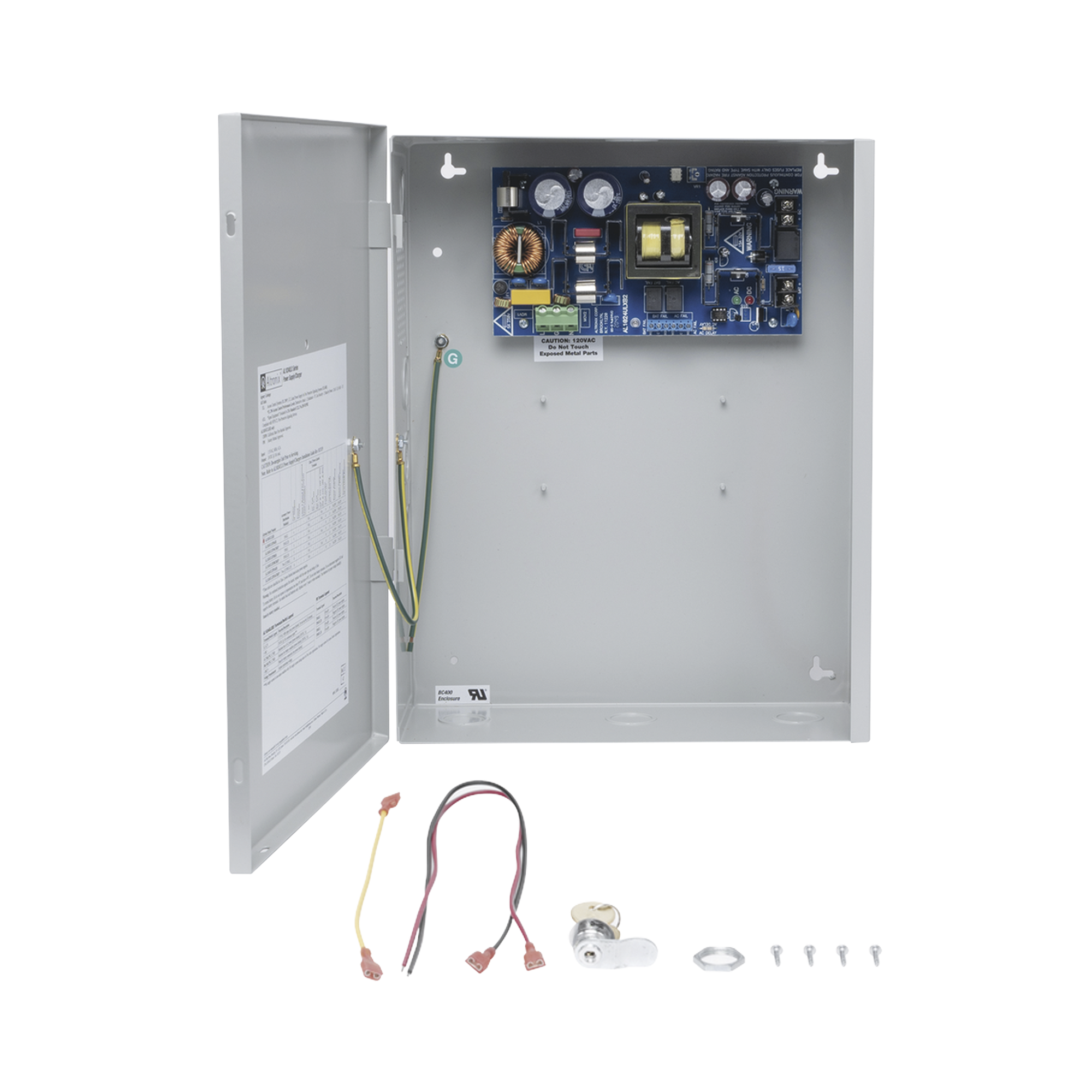 24 Vcc @ 10 A / Fuente de alimentaciÃ³n / 1 salida / capacidad de respaldo / requiere baterÃ­as.