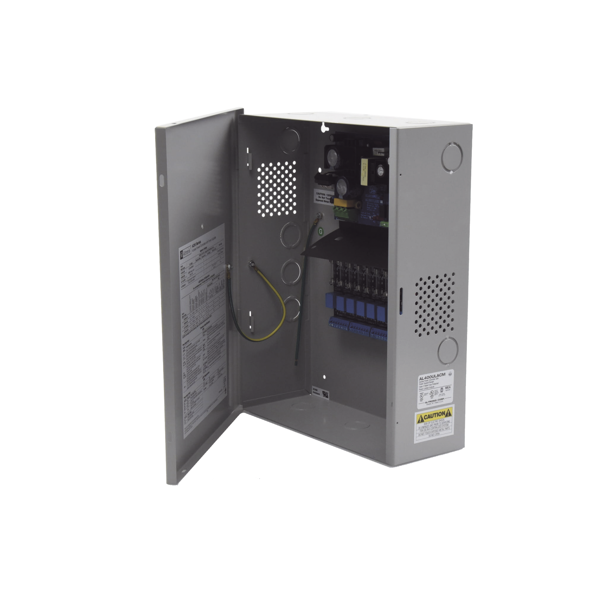 12 o 24 Vcc @ 4 A / Fuente tipo control / 8 circuitos de control ( NO / NC ) / capacidad de respaldo / requiere baterÃ­as.