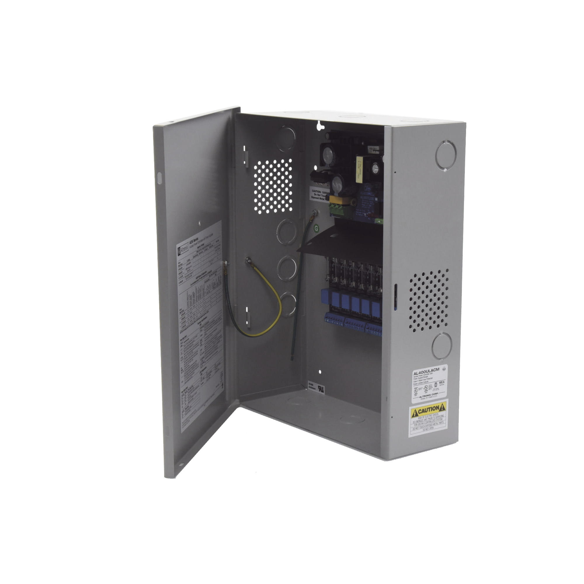 12 o 24 Vcc @ 4 A / Fuente tipo control / 8 circuitos de control ( NO / NC ) / capacidad de respaldo / requiere baterÃ­as.