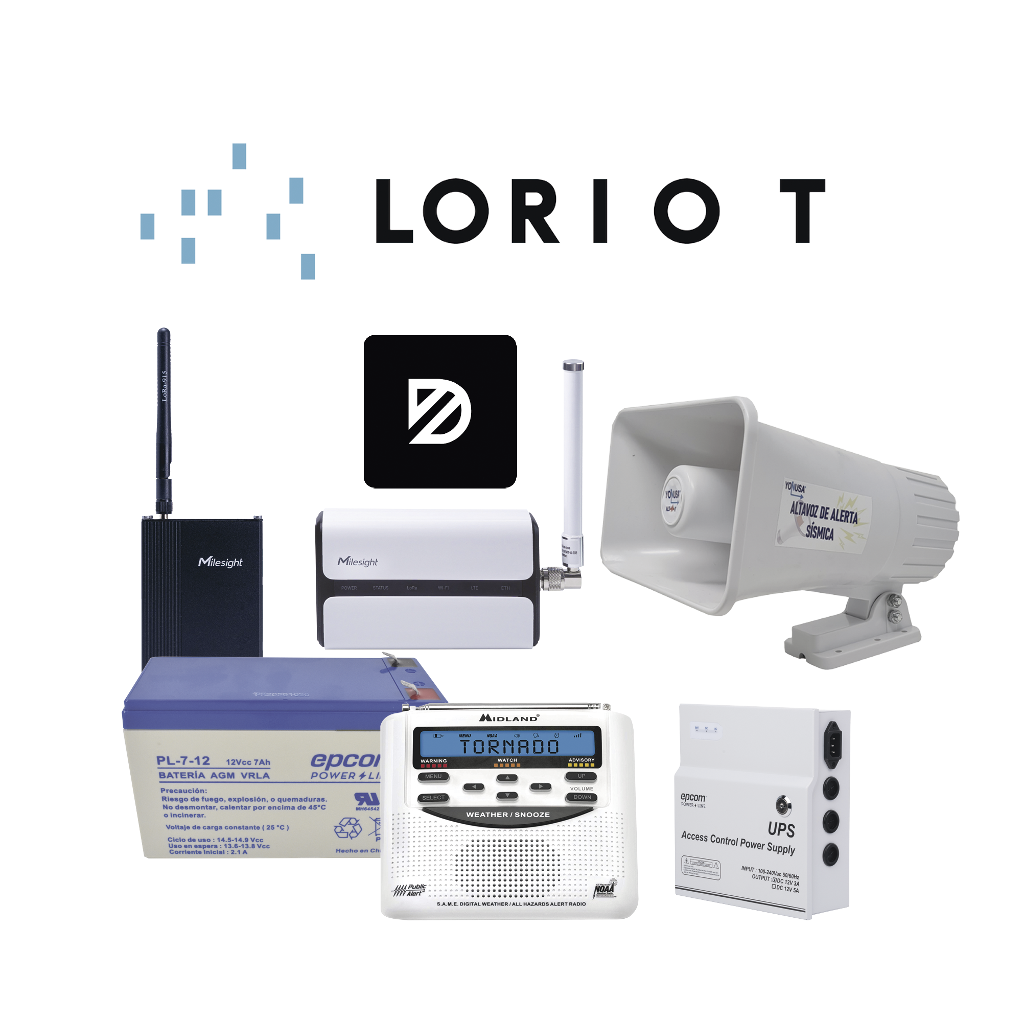 KIT INICIAL PARA ALARMA SISMICA DE LARGO ALCANCE CON LORAWAN