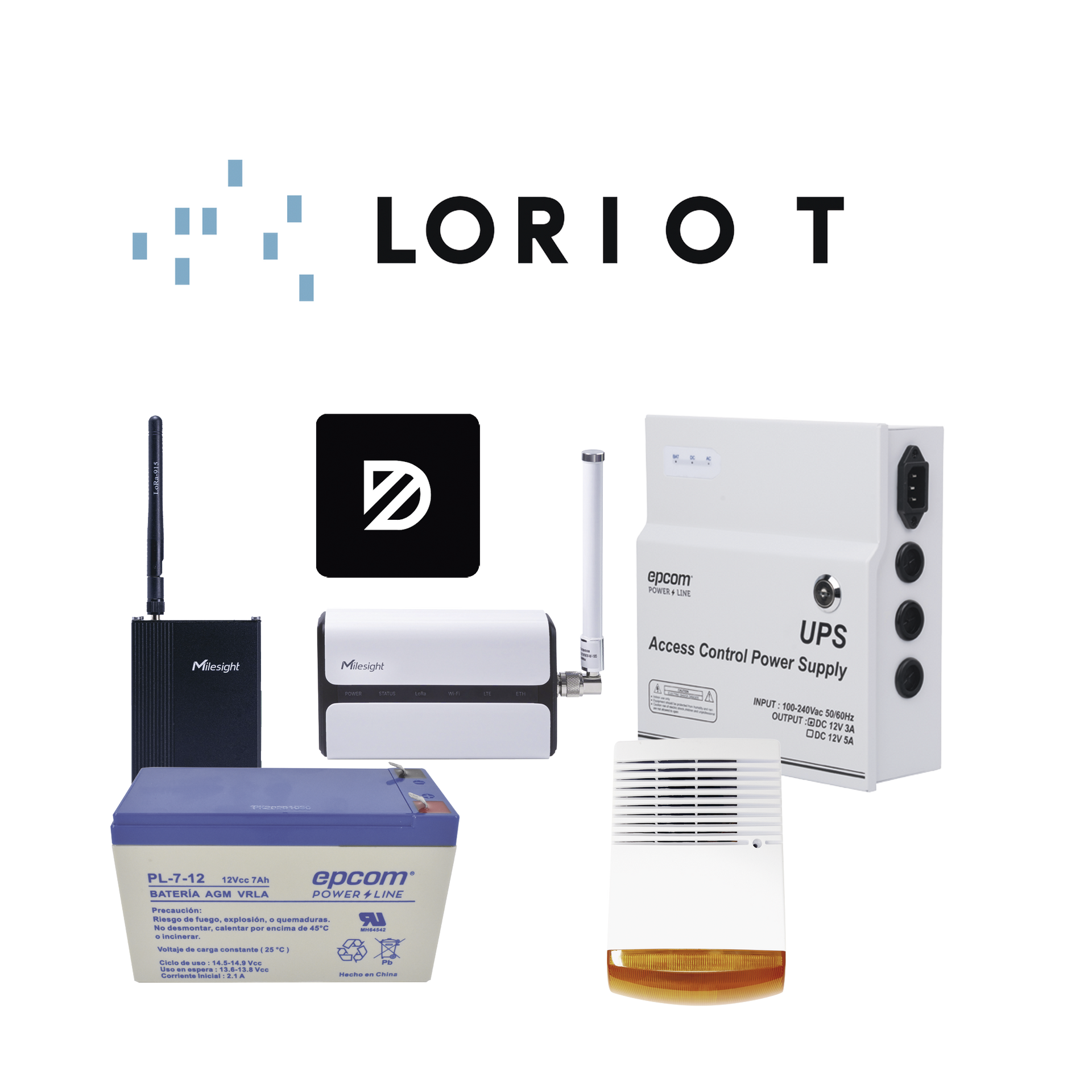 KIT INICIAL PARA ALARMA VECINAL DE LARGO ALCANCE CON LORAWAN