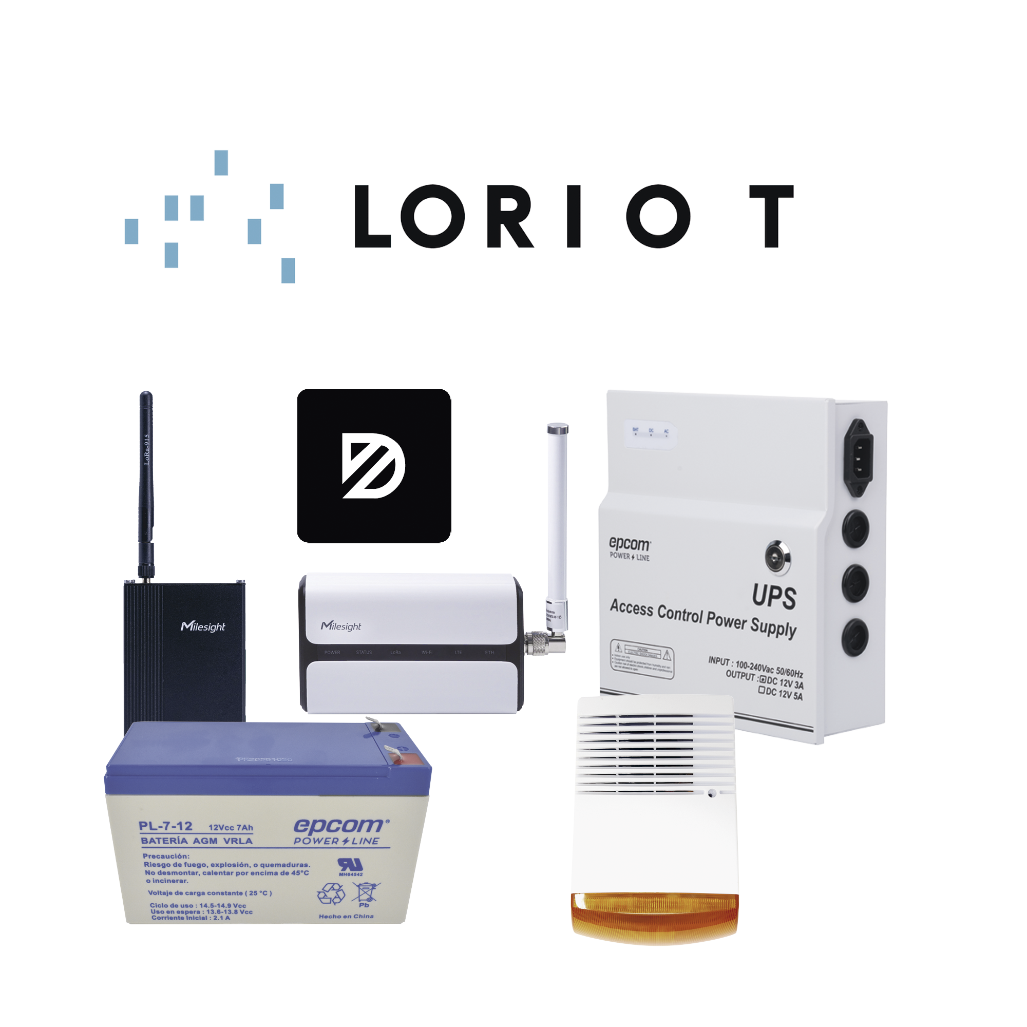 KIT INICIAL PARA ALARMA VECINAL DE LARGO ALCANCE CON LORAWAN