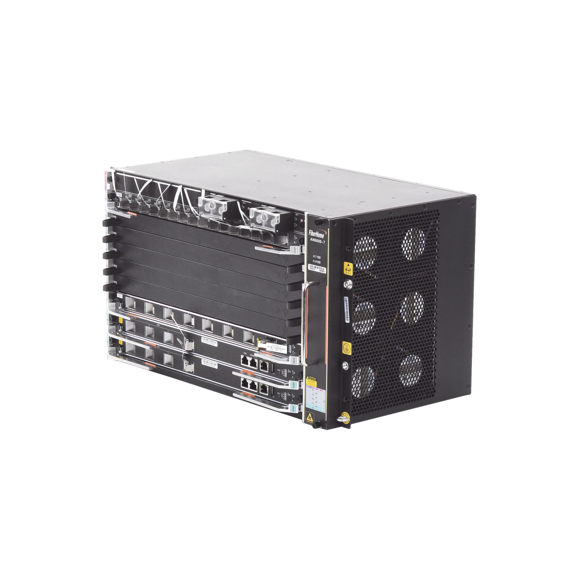 OLT Carrier Class Modular GPON, 6 Ranuras de Servicio, Incluye 1 Tarjeta de Servicio 16 puertos GPON, crecimiento hasta 96 puertos GPON, 6 UR, GestiÃ³n por UNM2000, CLI, (Incluye InstalaciÃ³n de software UNM2000)