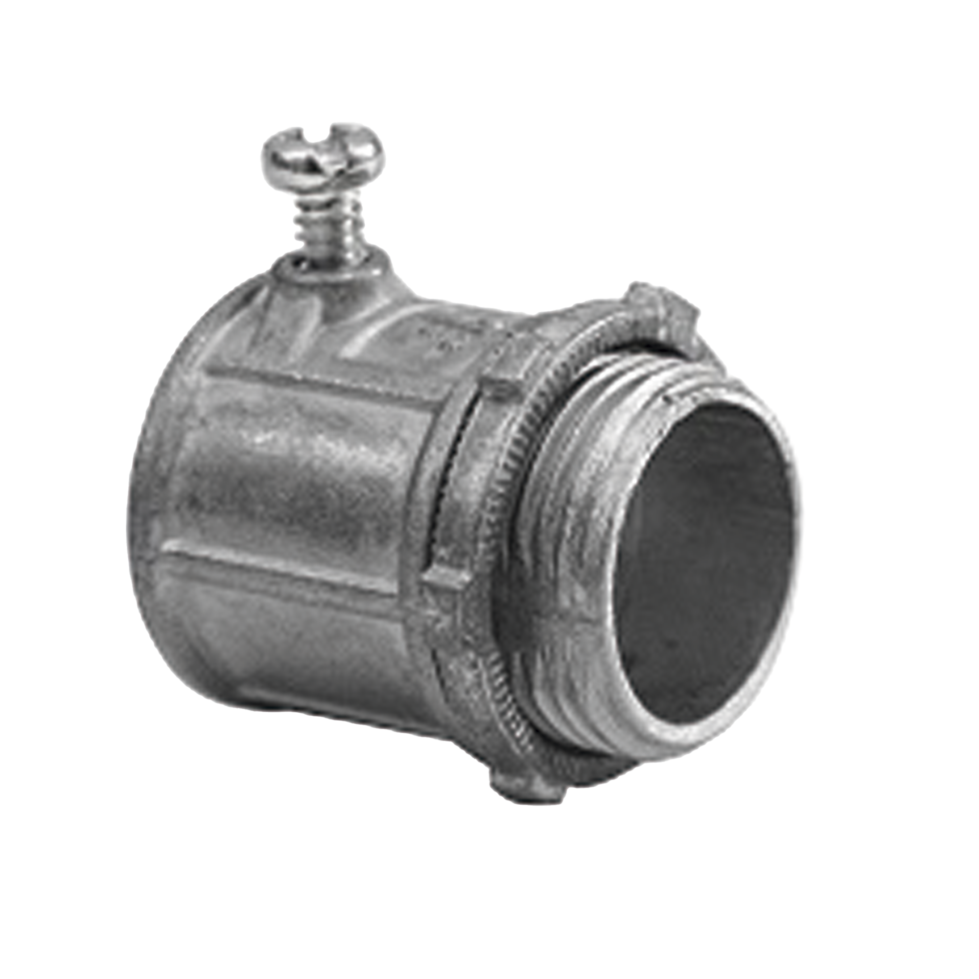 Conector de 3/4" para Tubo Pared Delgada con Tornillos Opresores.