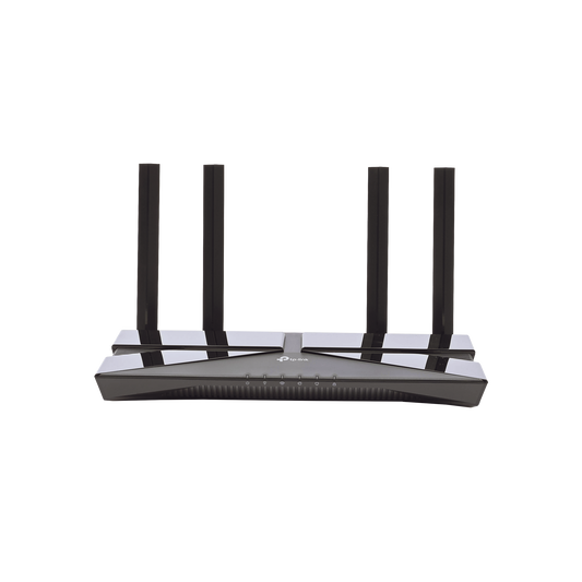 Router WiFi 6 AX 1500Mbps / MU-MIMO 2X2 y OFDMA / 1 Puerto WAN 10/100/1000 Mbps / 4 Puertos LAN 10/100/1000 Mbps / 4 Antenas Beamforming