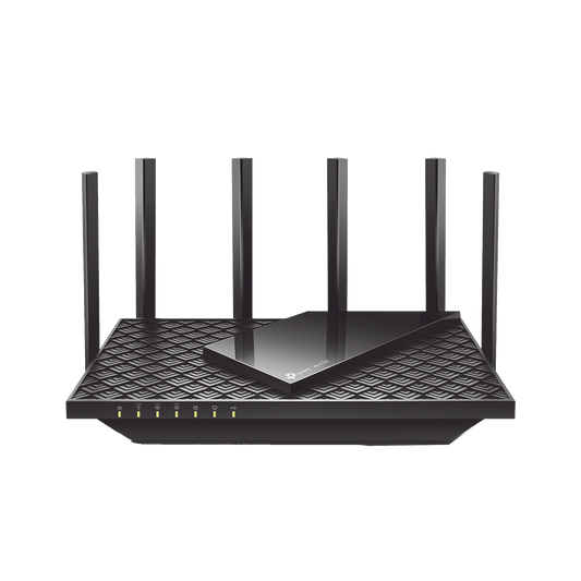 Router Triple Banda WiFi 6E / AX5400 MU-MIMO / 1 Puerto WAN 1 10/100/1000 Mbps / 4 Puertos LAN 10/100/1000 Mbps / 1 puerto USB 3.0 / 6 antenas de alta ganancia / OneMesh â¢