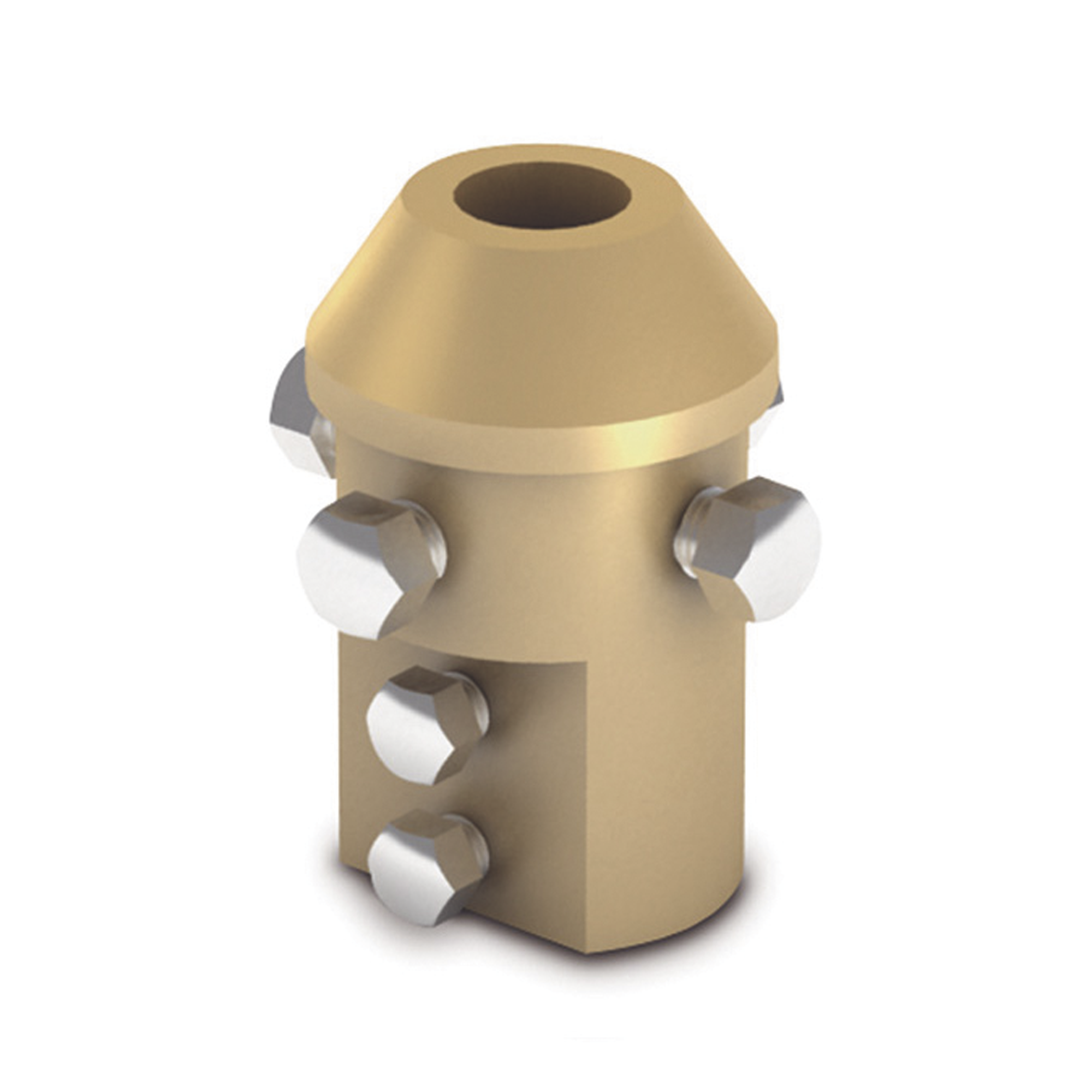 Adaptador de Punta Pararrayo PDC en MÃ¡stil 1 1/2".