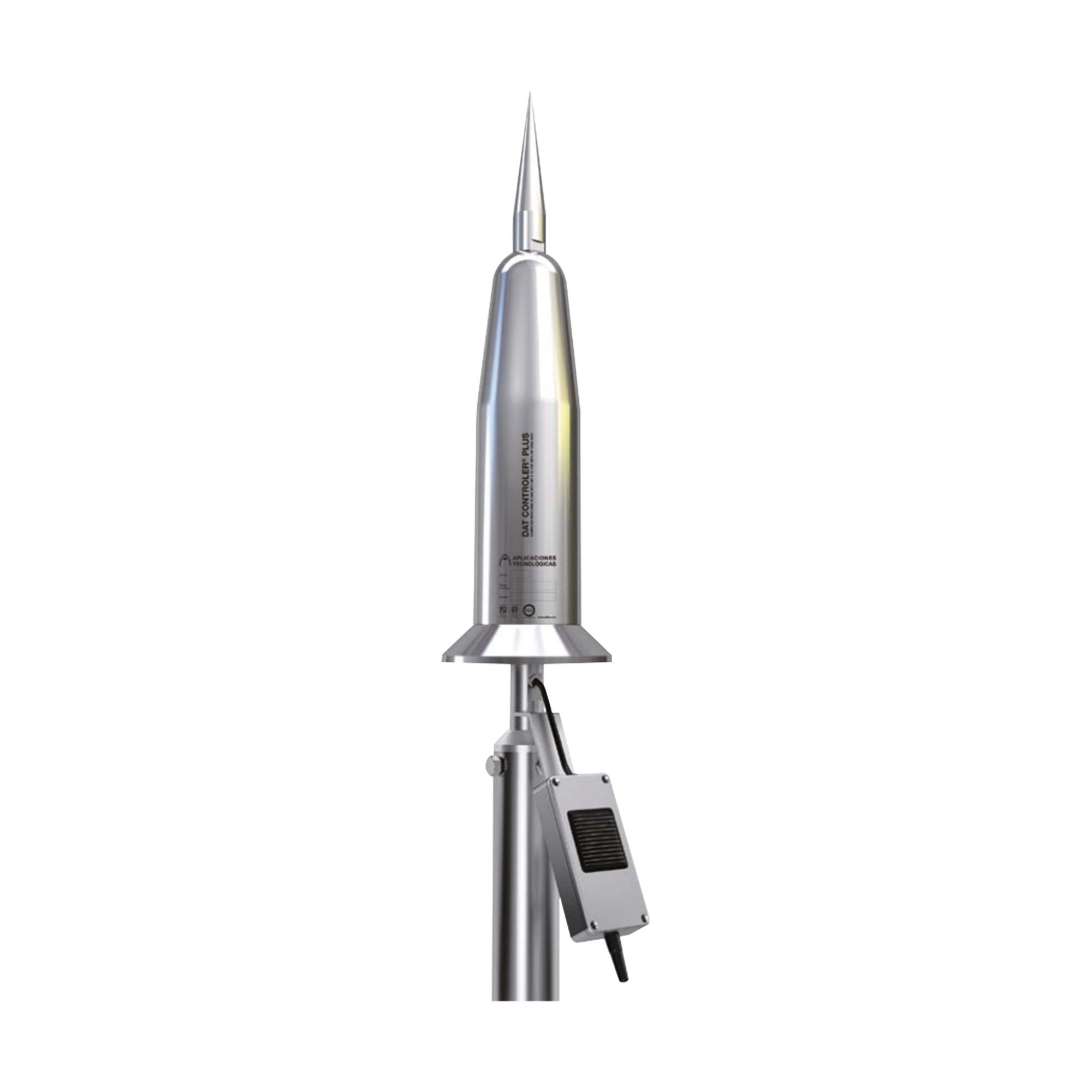 Punta Pararrayo con INSPECCIÃN REMOTA DAT CONTROLER REMOTE  Avance de Cebado de 45 Î¼s.(Excede Norma UNE y NFC).