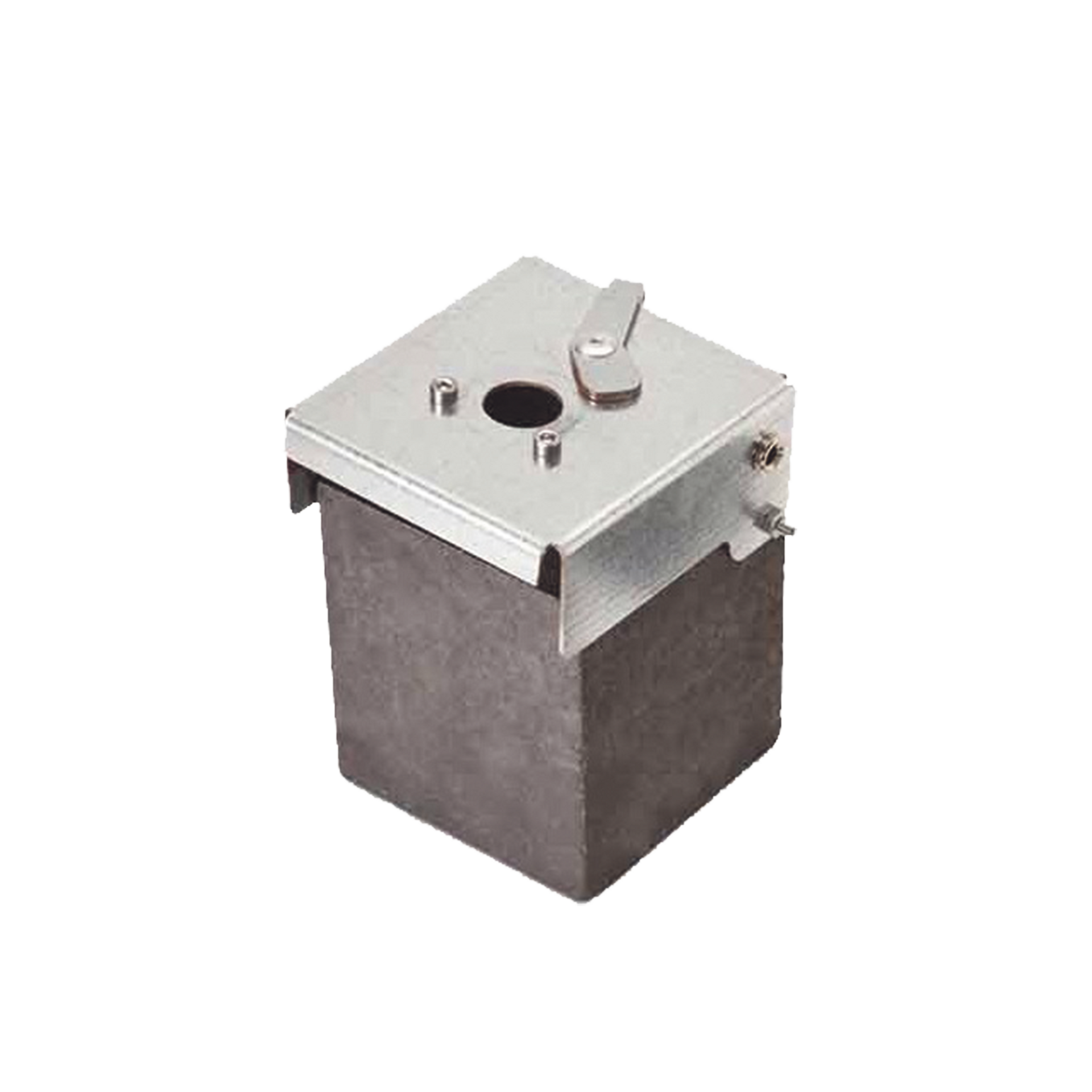 Molde de grafito vertical uniÃ³n en T vertical de cable de 1/0 AWG (50mmÂ²) (pasante) con Varilla de 5/8 In (terminal).