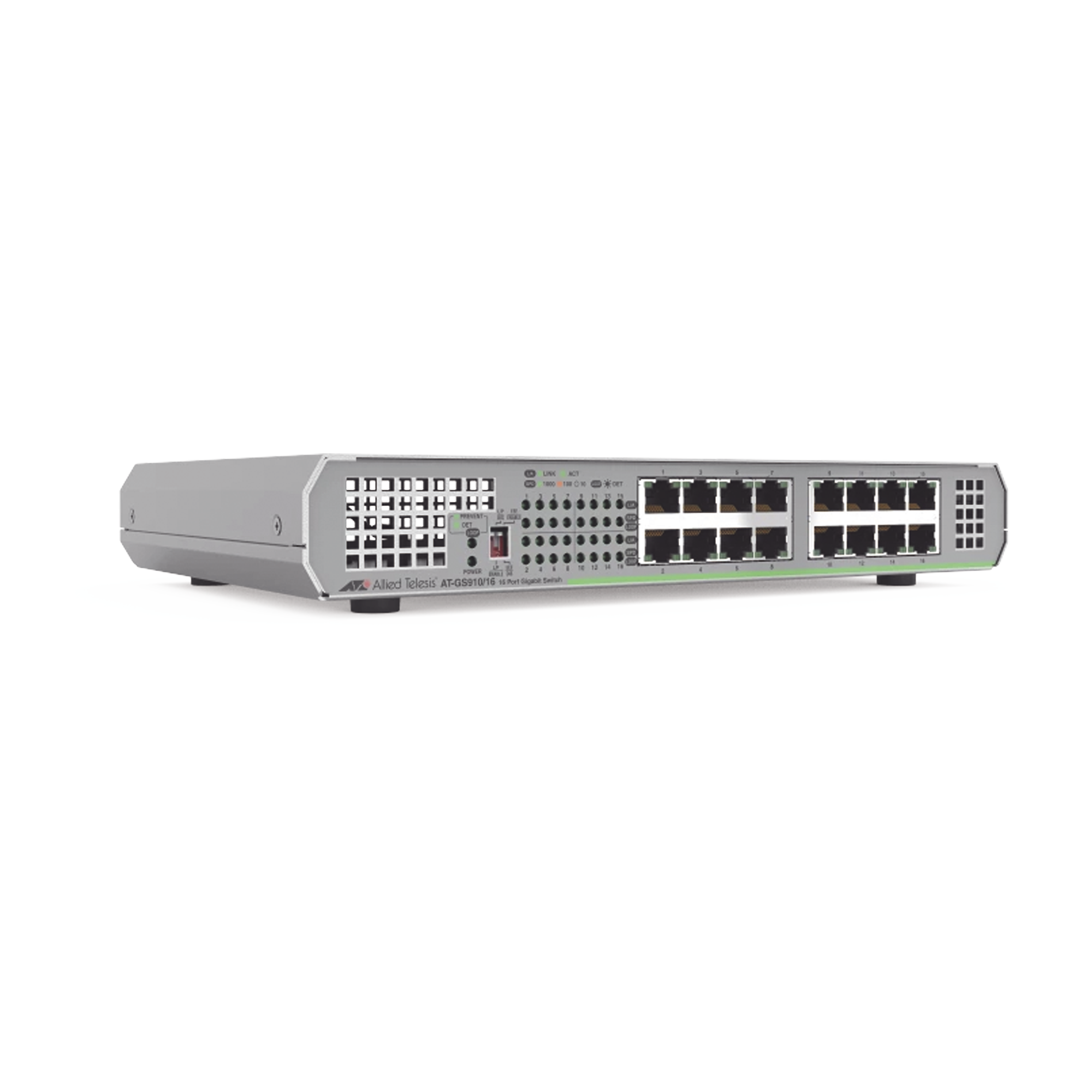 Switch Gigabit Ethernet no administrado 16 puertos 10/100/1000 Mbps