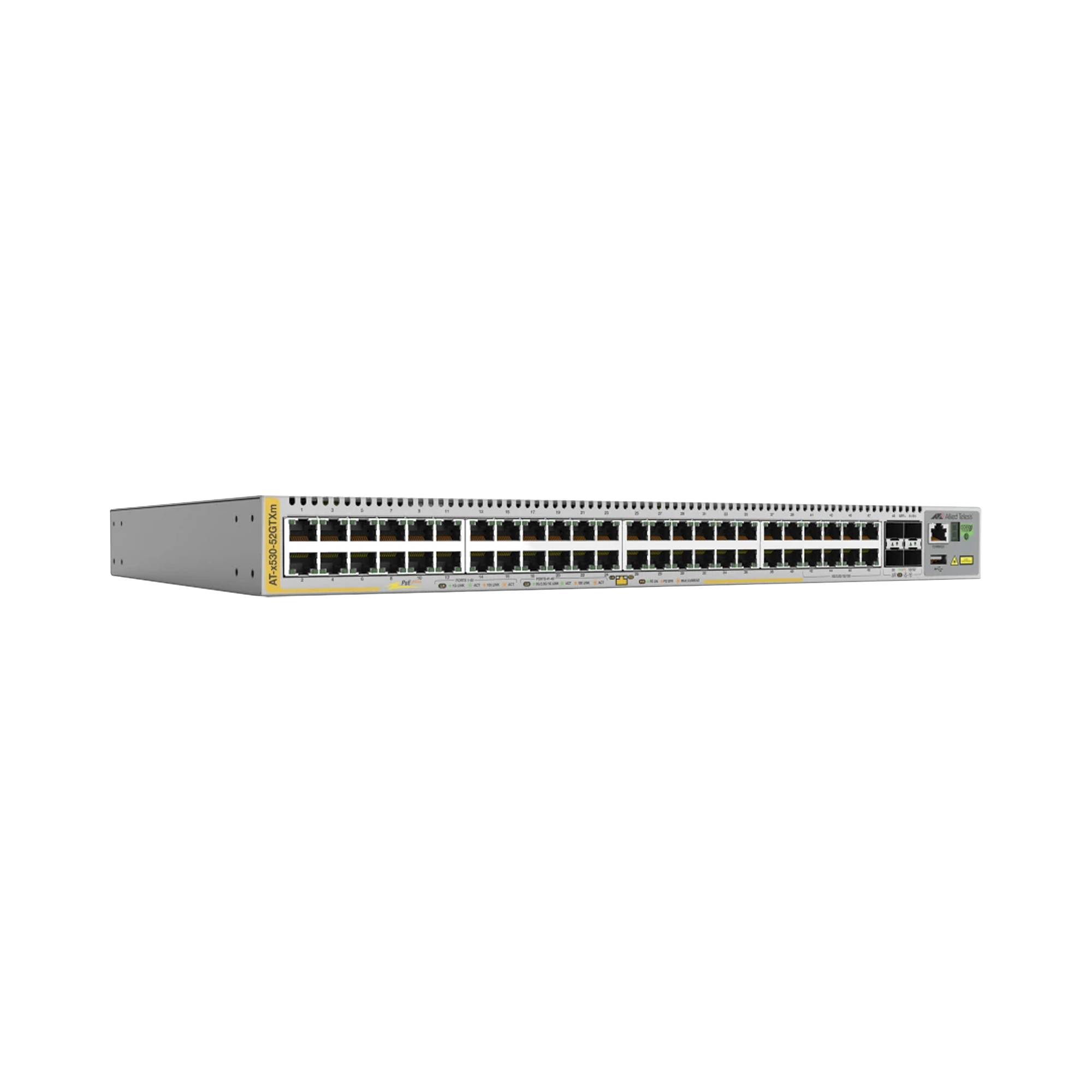 Switch Stackeable Capa 3, 20 puertos 10/100/1000 Mbps + 4 x 100M/1G/2.5/5G-T + 4 puertos SFP+ 10 G, fuente redundante