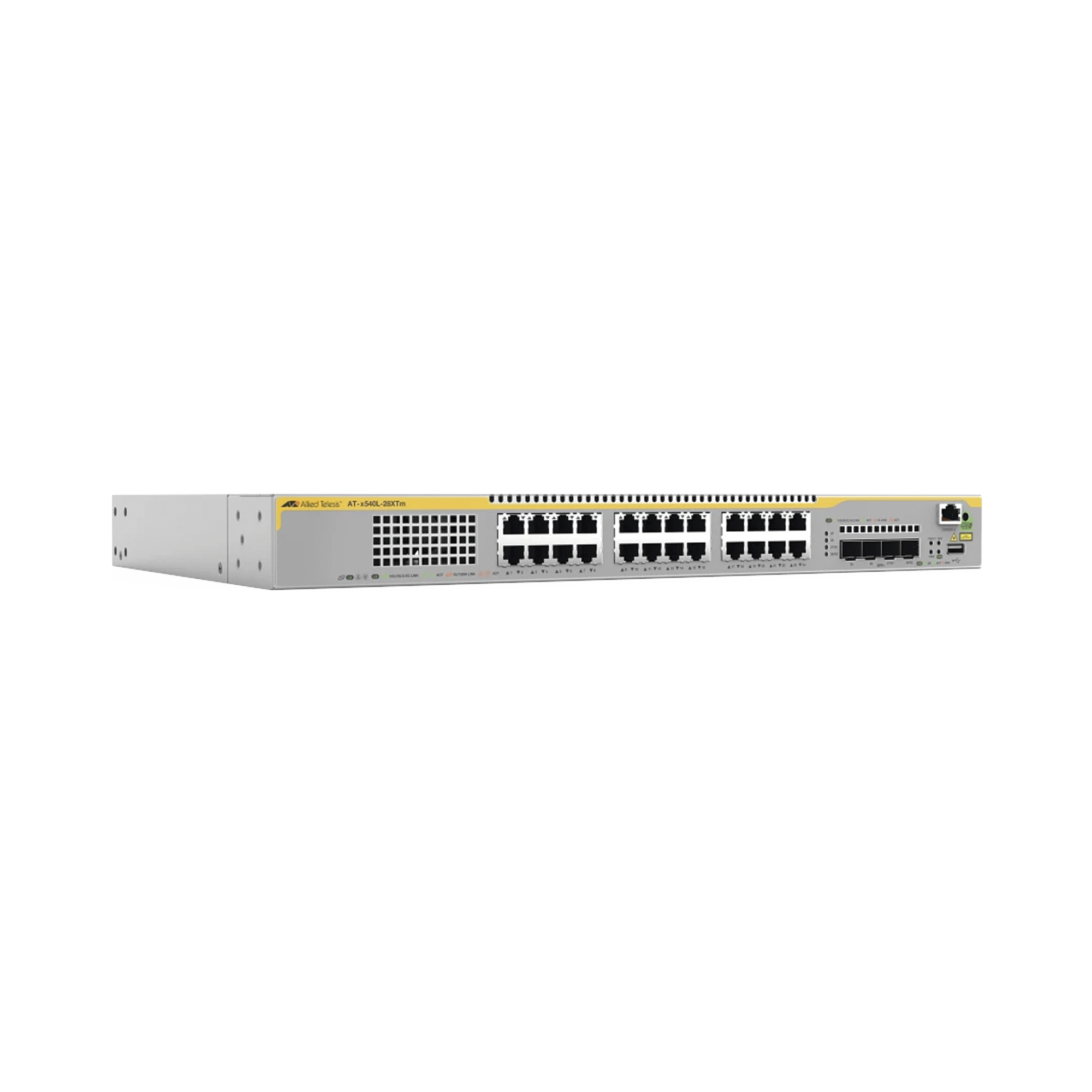 10 Gigabit Layer 3 Stackable Switch, 24x 100M/1/2.5/5/10G, 4x SFP+ ports, US Power Cord.