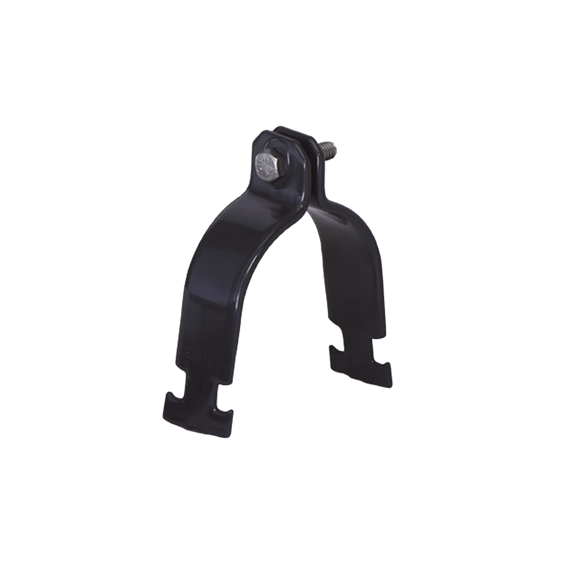 Abrazadera Unicanal con Recubrimiento de PVC de 1/2" (12.7 mm).