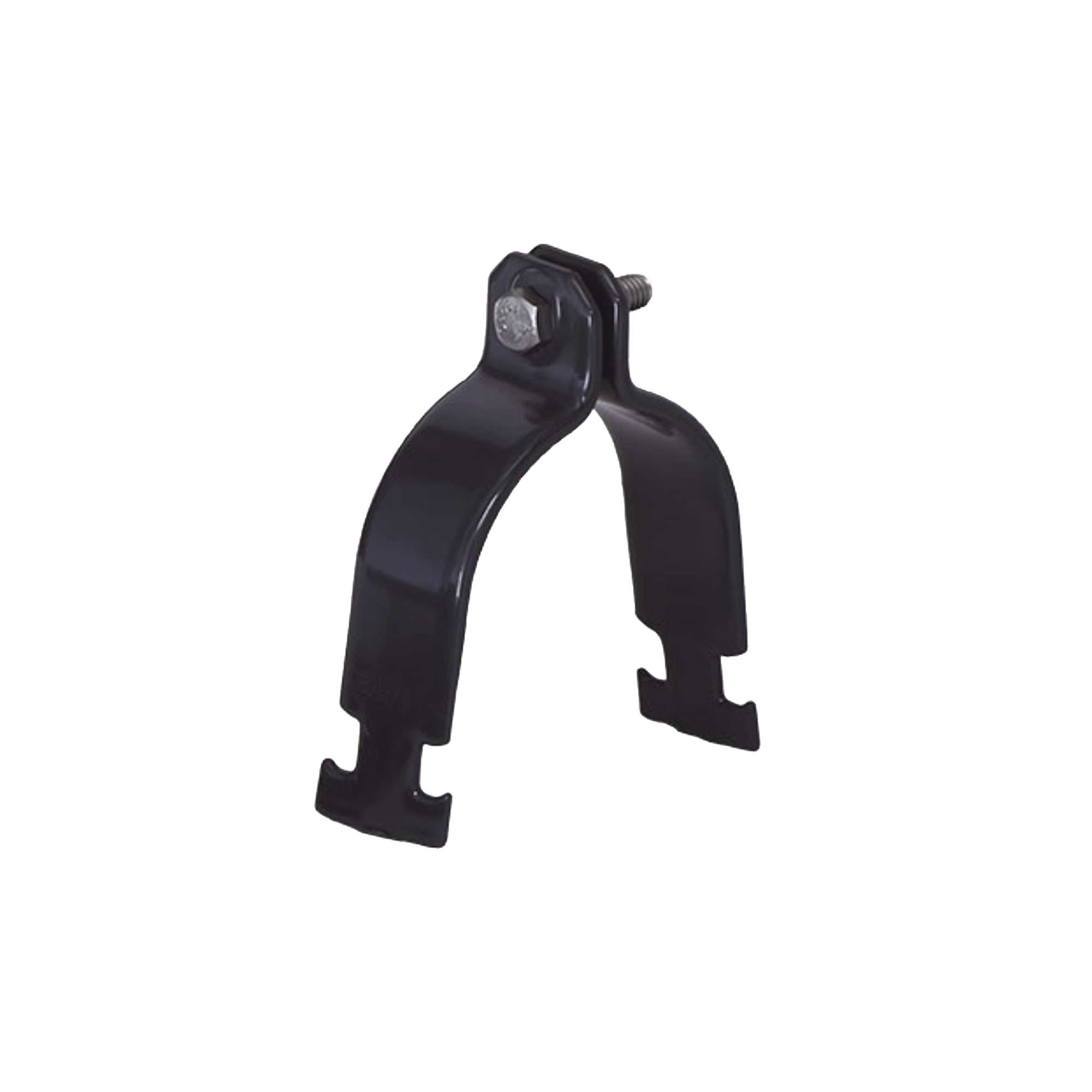 Abrazadera Unicanal con Recubrimiento de PVC de 3" (76.2 mm).