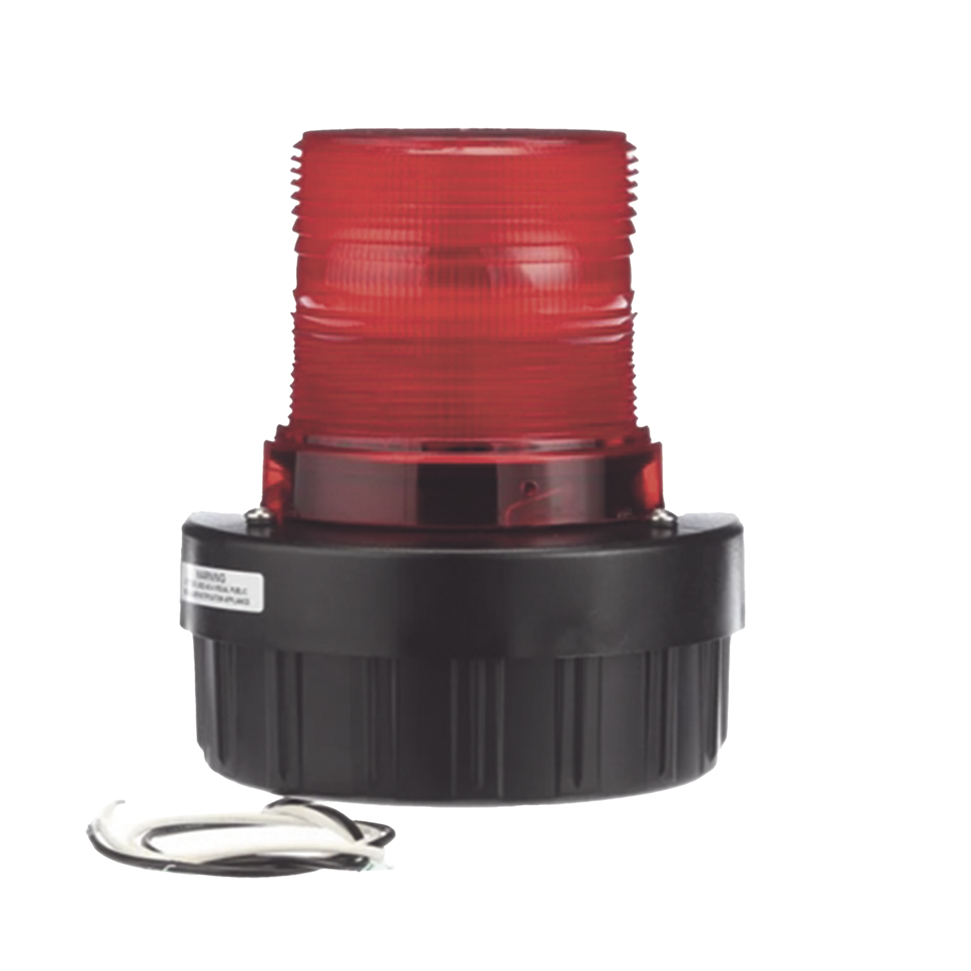 CombinaciÃ³n de intermitente seÃ±al audible/visual, Listado por UL y cUL a 24 VCD color Rojo, hasta 95 dB a 1m