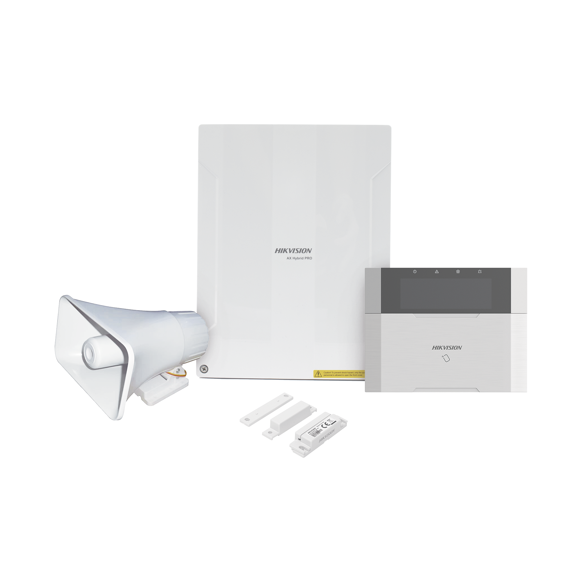 KIT Panel de Alarma  AX HYBRID PRO / 1 Panel HÃ­brido / 1 Teclado LCD / 1 Contacto MagnÃ©tico / 1 Sirena de 30 Watts