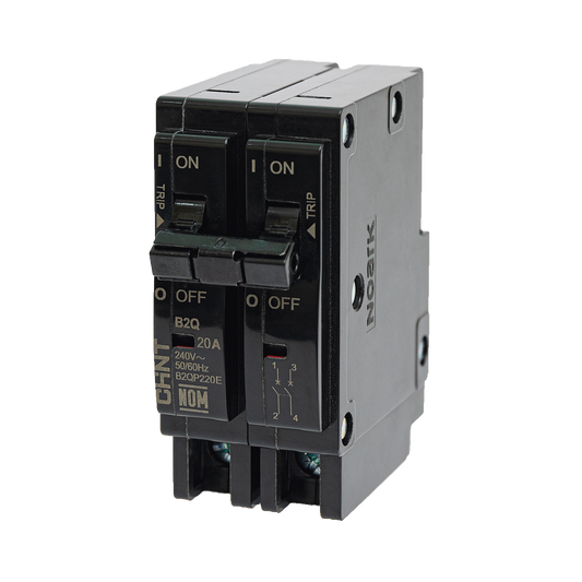 MCB - Interruptor TermomagnÃ©tico Enchufable, Serie: B2Q, 2P, 50A, 240V  (SKU:1002285)