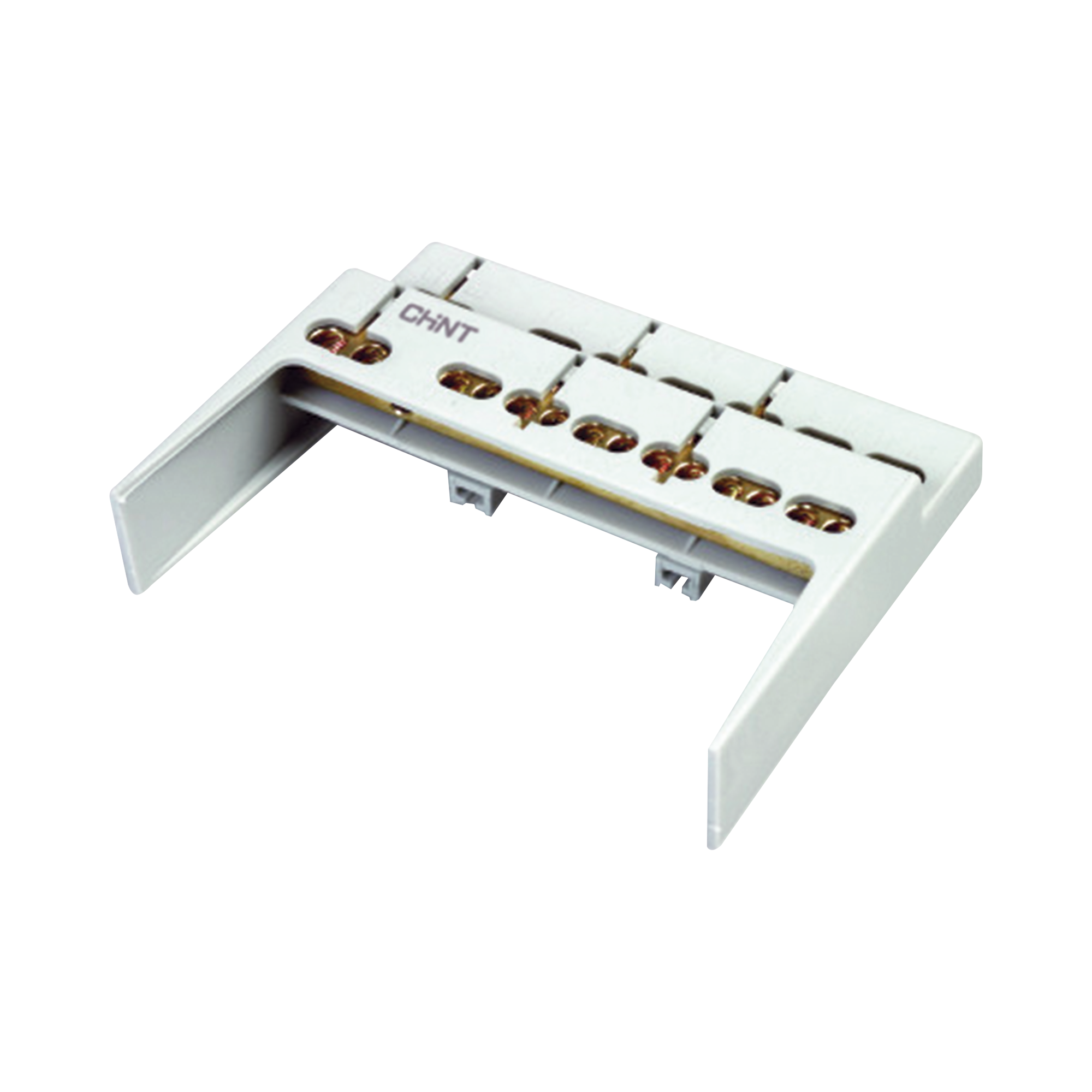 Soporte + Barra de Conexion (4 MOD) (4+2 ENTR.) IP40