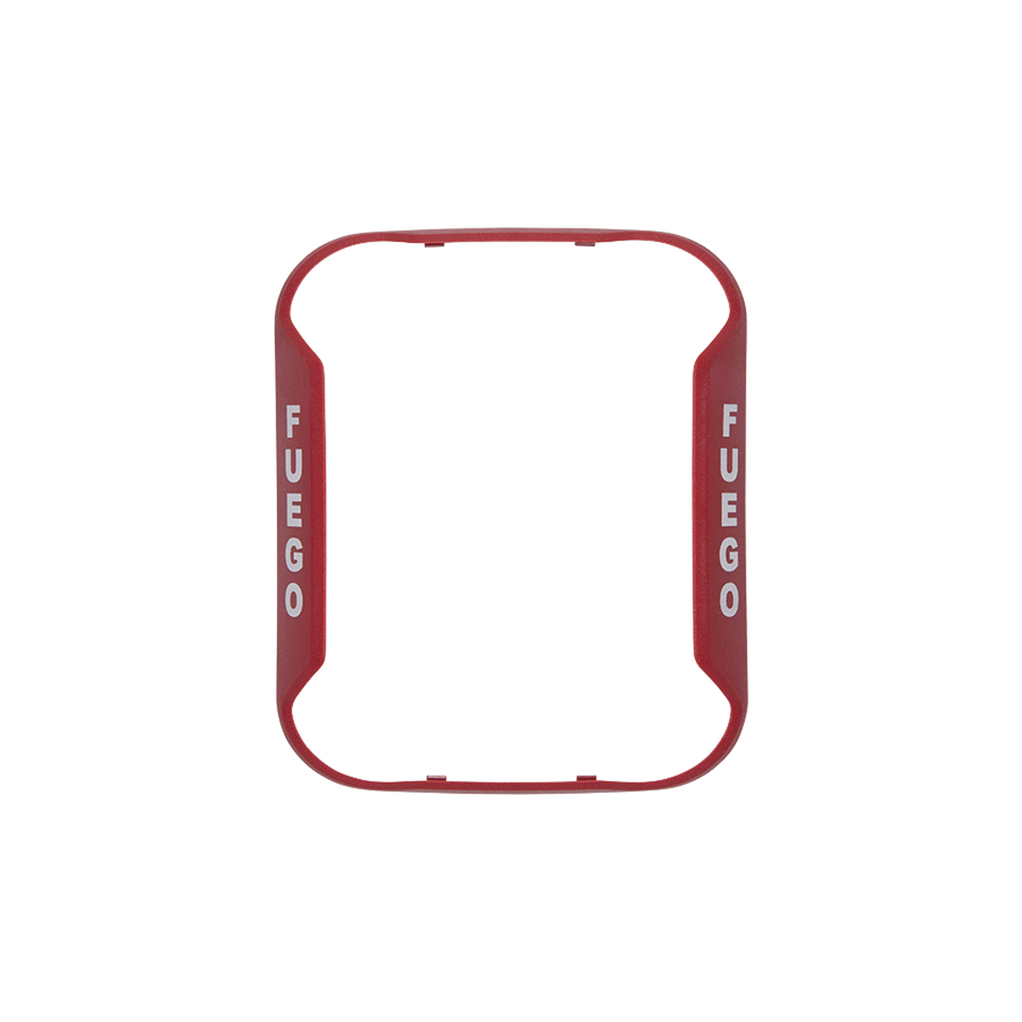 Bisel para Sirenas, Estrobos y Sirenas-Estrobos de Montaje en pared / Color Rojo / Texto en EspaÃ±ol / Paquete con 5 Piezas