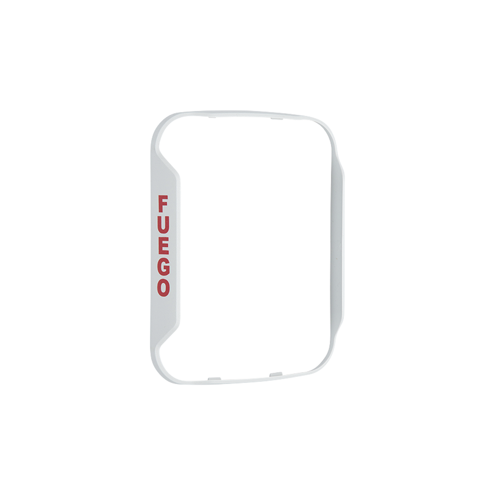 Bisel para Bocinas y Bocinas-Estrobos de Montaje en Pared / Color Blanco / Texto en EspaÃ±ol / Paquete con 5 Piezas