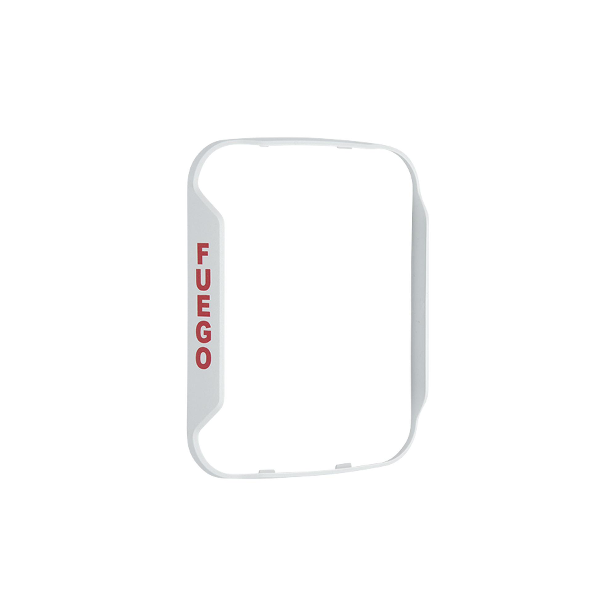 Bisel para Bocinas y Bocinas-Estrobos de Montaje en Pared / Color Blanco / Texto en EspaÃ±ol / Paquete con 5 Piezas