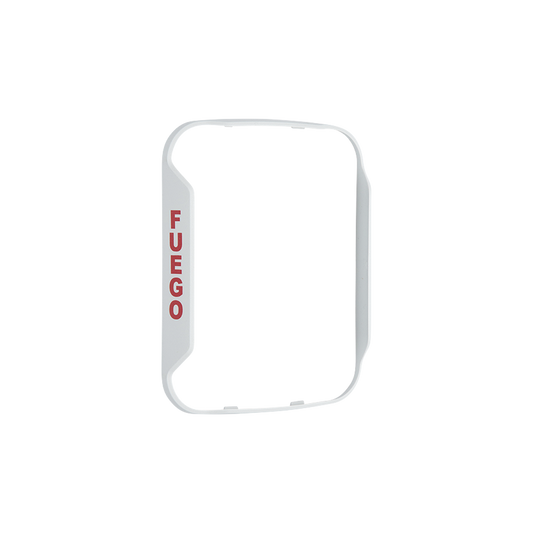 Bisel para Bocinas y Bocinas-Estrobos de Montaje en Pared / Color Blanco / Texto en EspaÃ±ol / Paquete con 5 Piezas